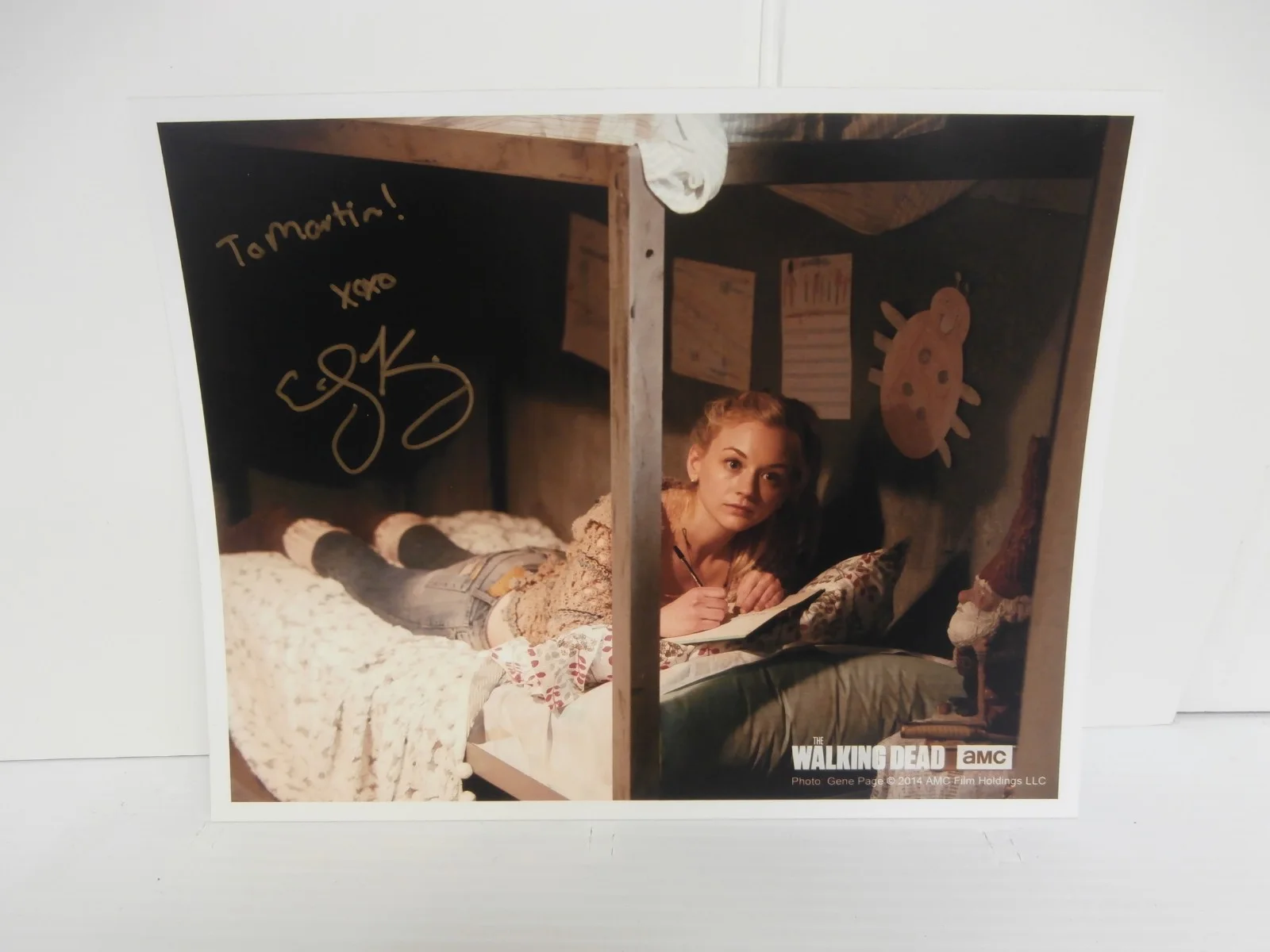 Emily Kinney — FL Megacon March 21-23 2014 Signed 8x10 Photo of Walking Dead's Emily Kinney, изображение 2