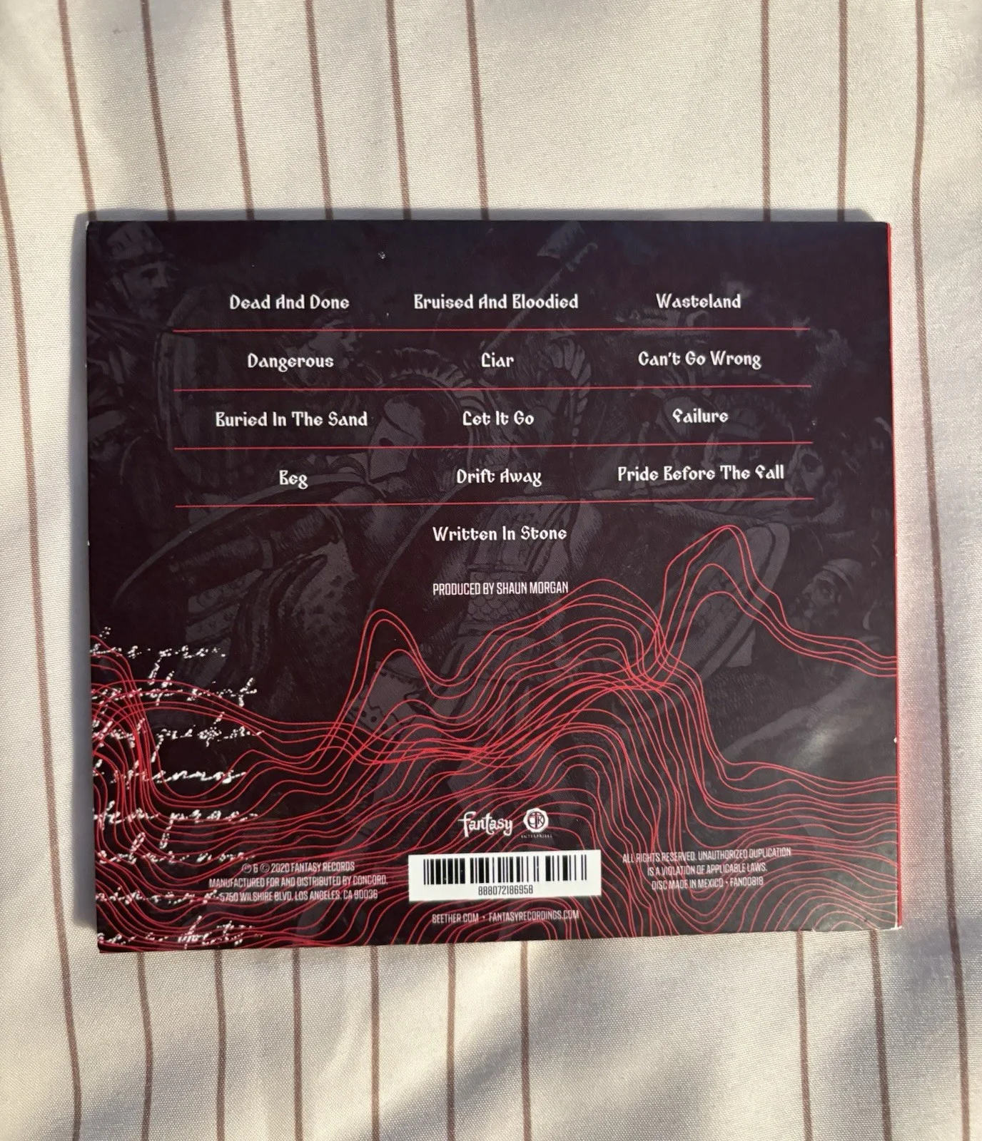 Seether Signed Si Vis Pacem Para Bellum CD, image 2