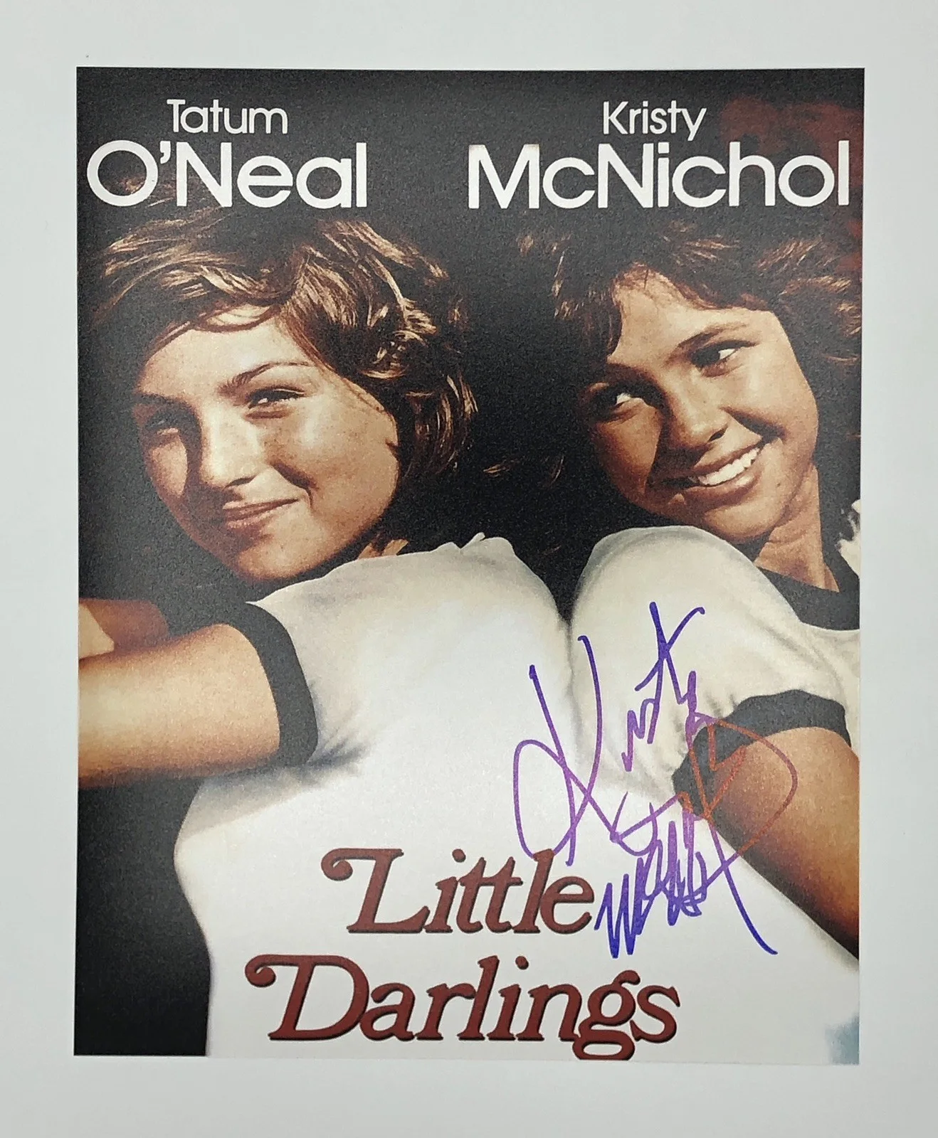 Kristy McNichol — Kristy McNichol Signed 8x10 Little Darlings Photo Autographed COA Tatum O'Neal
