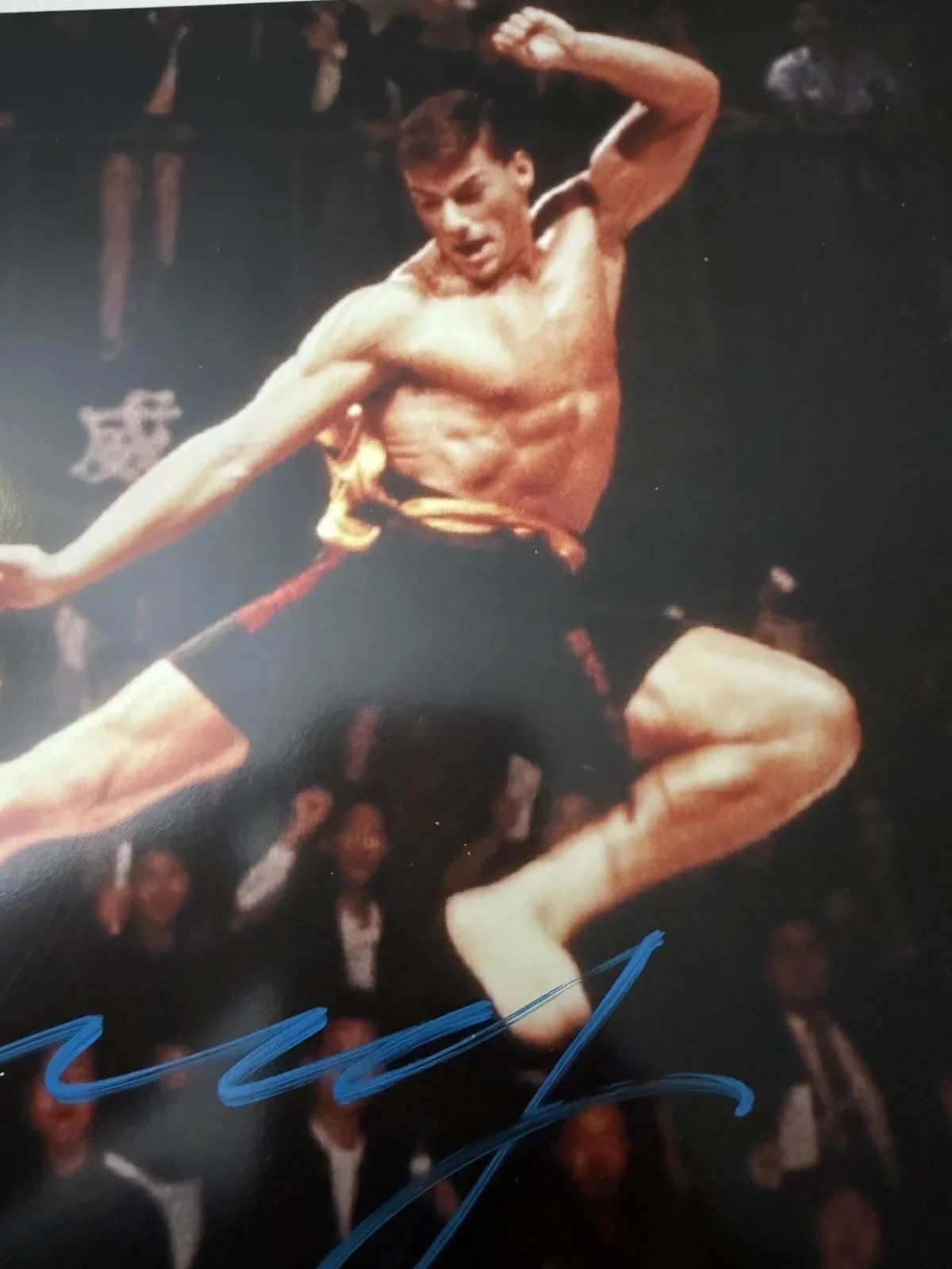 BOLO YEUNG — 🔥 Bloodsport Action Scene Photo (11x17) – Hand Signed by Bolo Yeung (ACOA), изображение 5