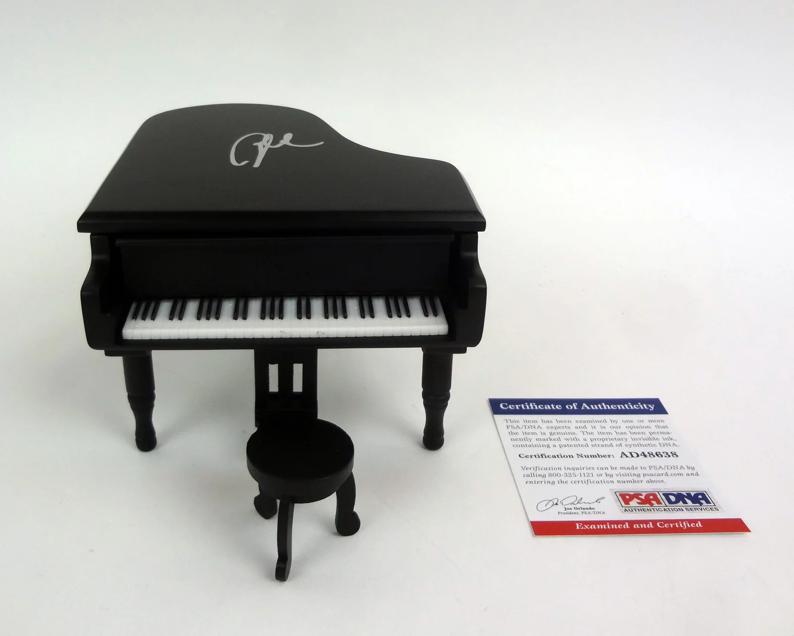 Billy Joel — Billy Joel The Piano Man Signed Autograph Miniature Piano PSA/DNA COA, изображение 3