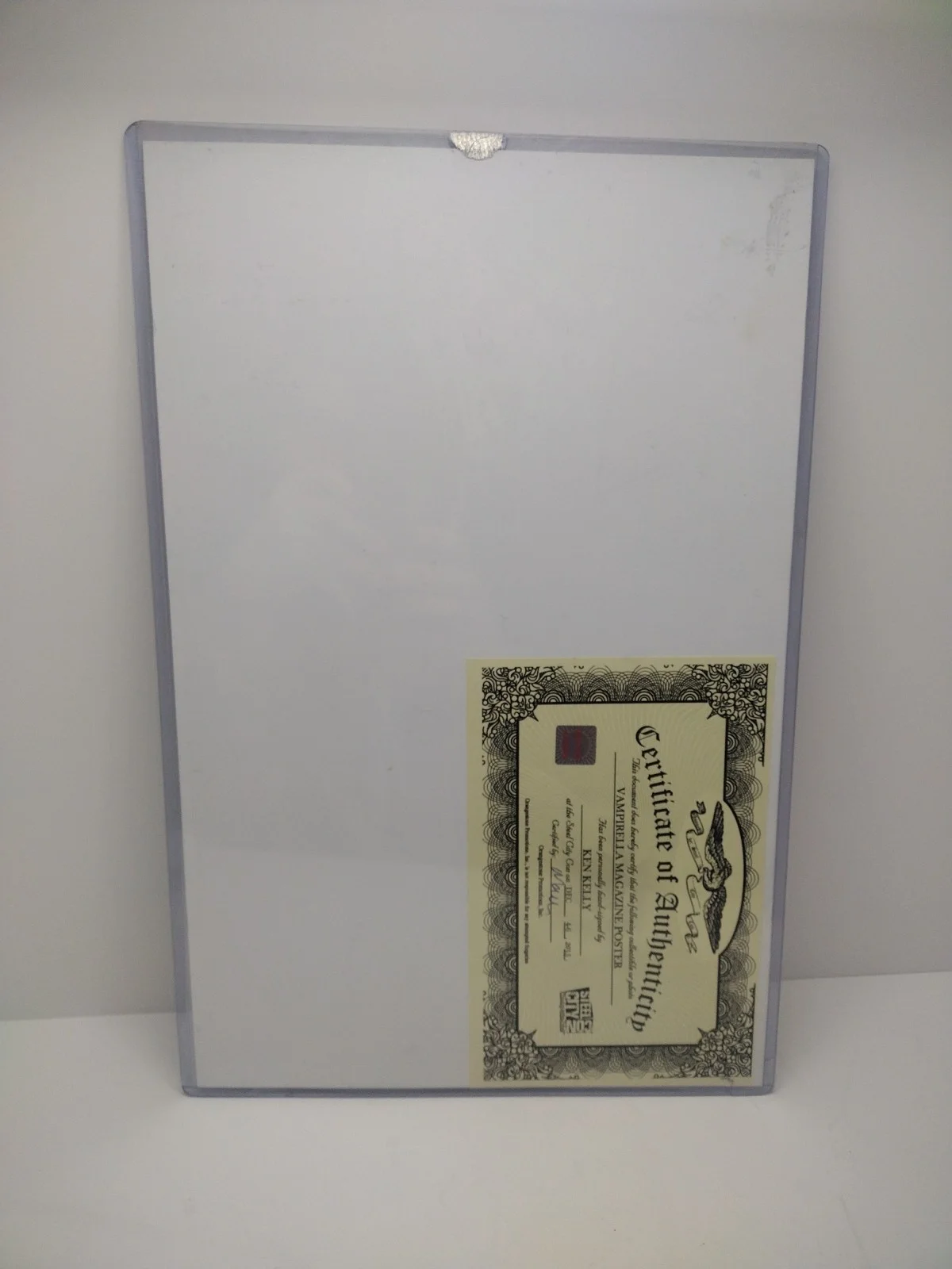 Ken Kelly — Vampirella Signed Ken Kelly Print Steel City Con COA 17"x11", изображение 5
