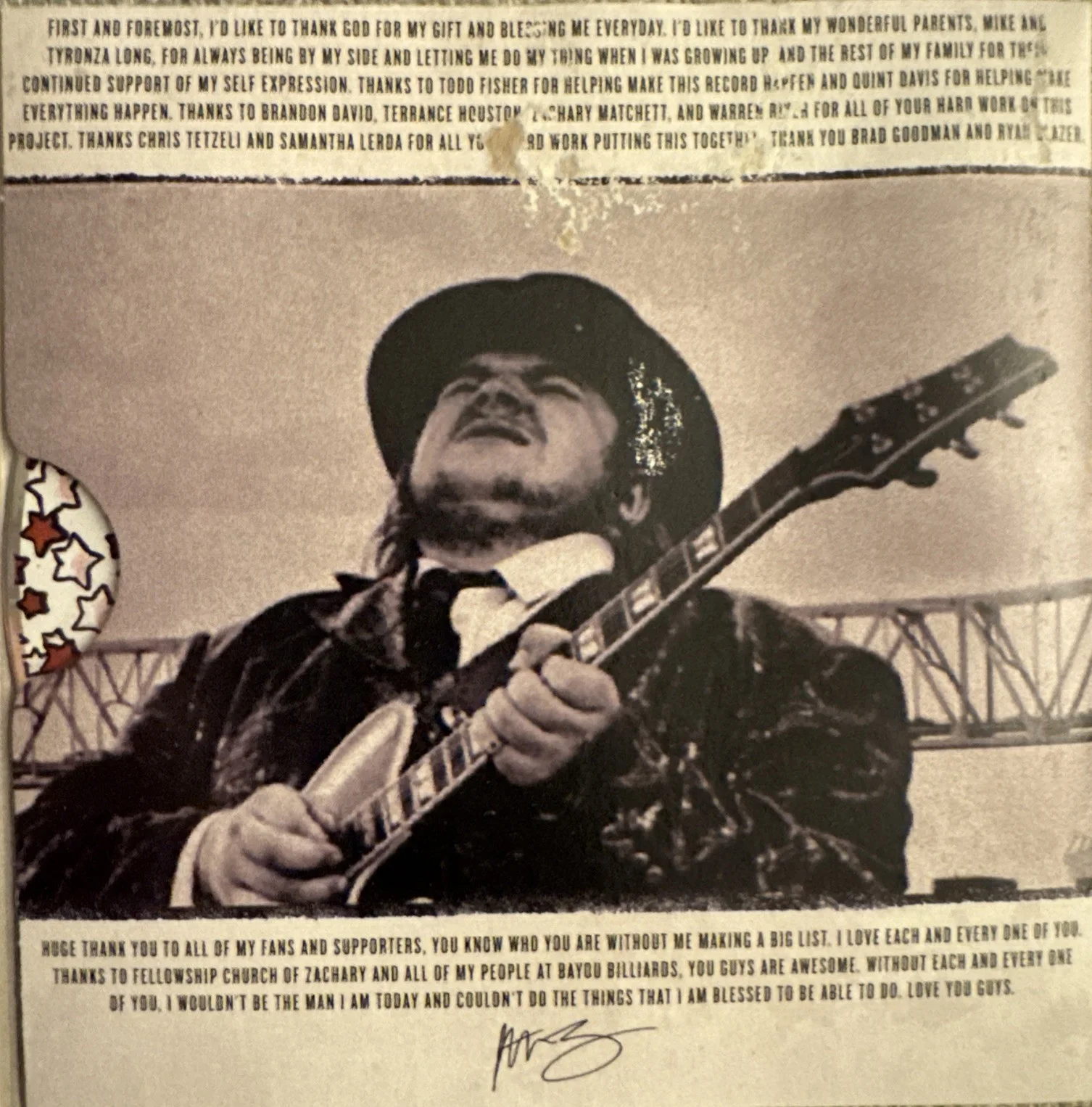 Jonathon Boogie Long Signed Blues Revolution CD Autographed 2013 Blues Guitar, image 3