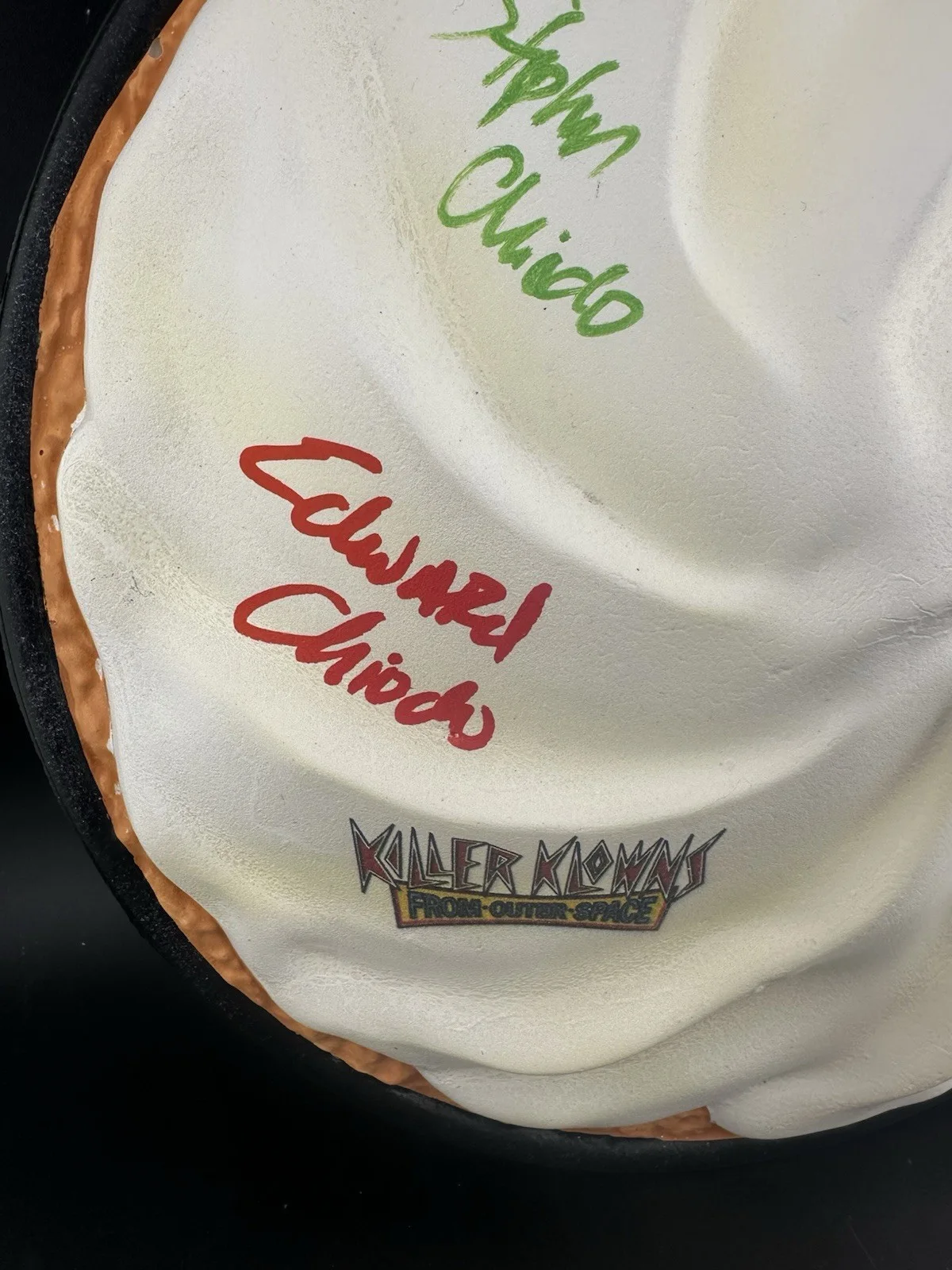 Charlie Edward Stephen Chiodo — SIGNED Chiodo Brothers Killer Klowns From Outer Space ACID PIE JSA COA CERT, image 2