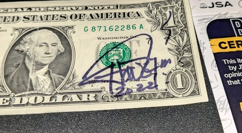 Tommy Chong — Tommy Chong Signed Autograph On Dollar Bill JSA, image 2