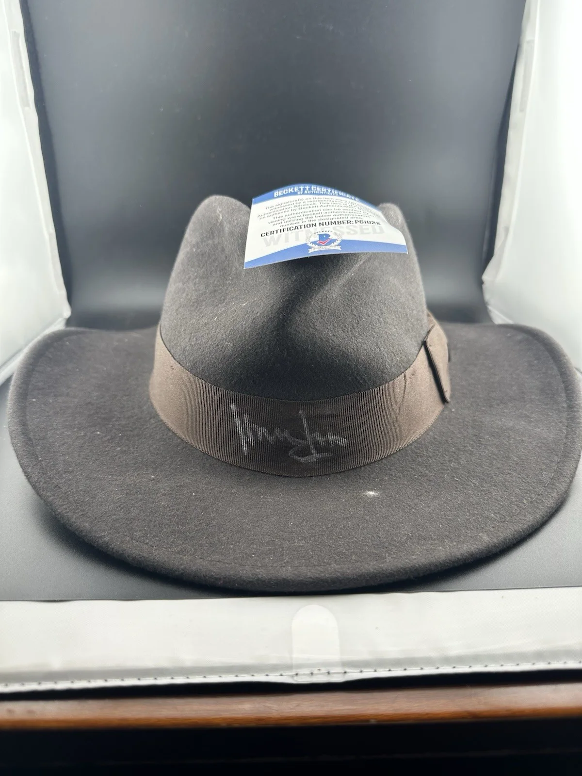 Harrison Ford — ⭐️ BECKETT Harrison Ford Signed Hat Autographed Indiana Jones Hat W BGS BAS COA