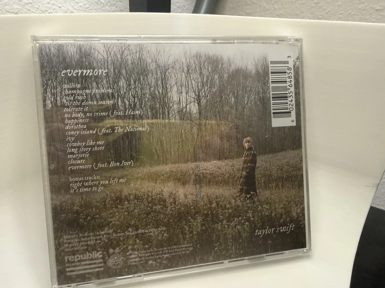 Taylor Swift Signed Evermore & Folklore CD Original Sealed Autographed Set, image 2