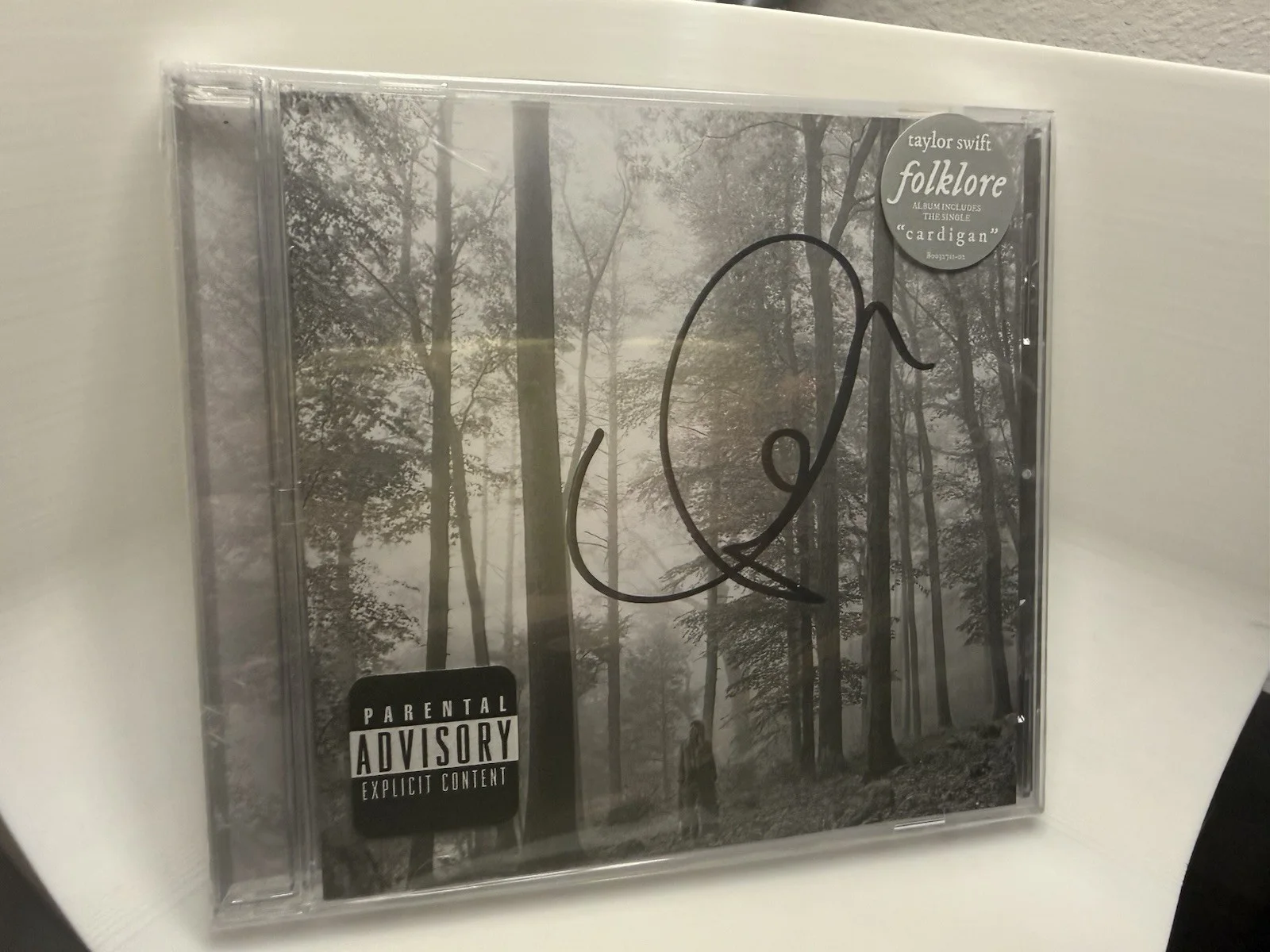 Taylor Swift Signed Evermore & Folklore CD Original Sealed Autographed Set, image 3