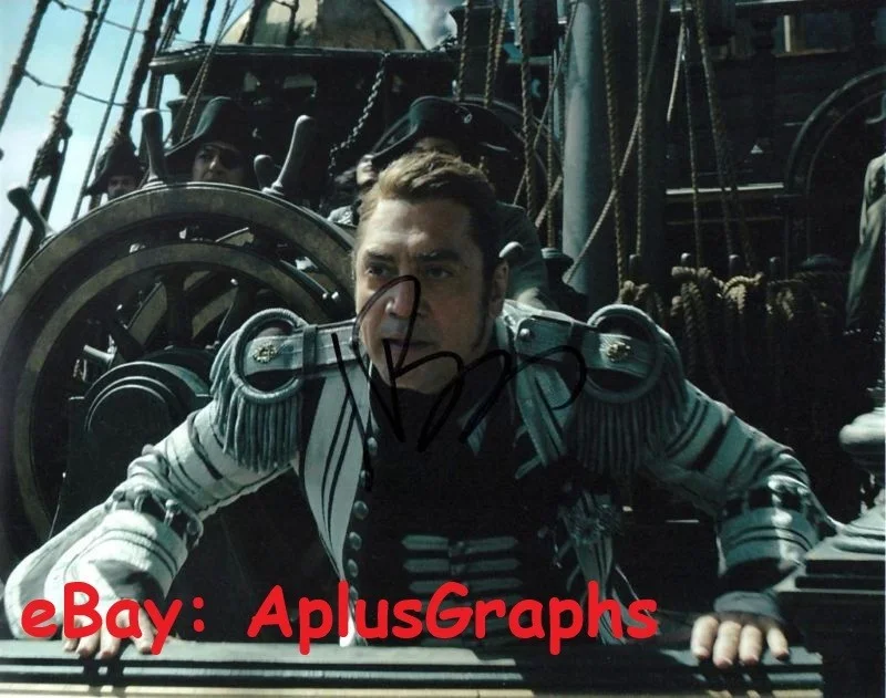 Javier Bardem — JAVIER BARDEM... Pirates Of The Caribbean: Dead Man Tells No Tales - SIGNED