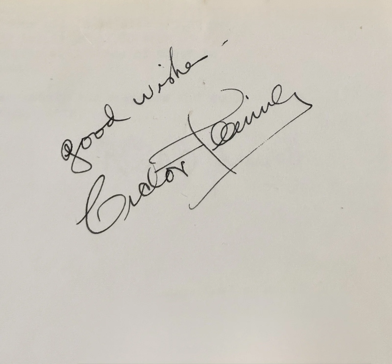 Legendary Director VICTOR FLEMING — Rare GWTW, Wizard of Oz Director VICTOR FLEMING Autograph, Pristine Condition, изображение 2