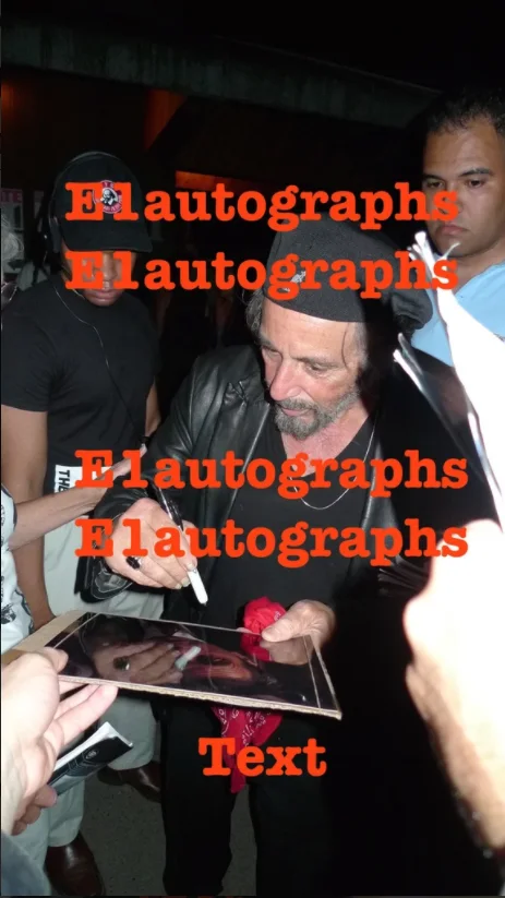 Al pacino — Al Pacino Signed Corleone The Godfather 8x10 Photo. Proof. Irishman, Scarface, изображение 2