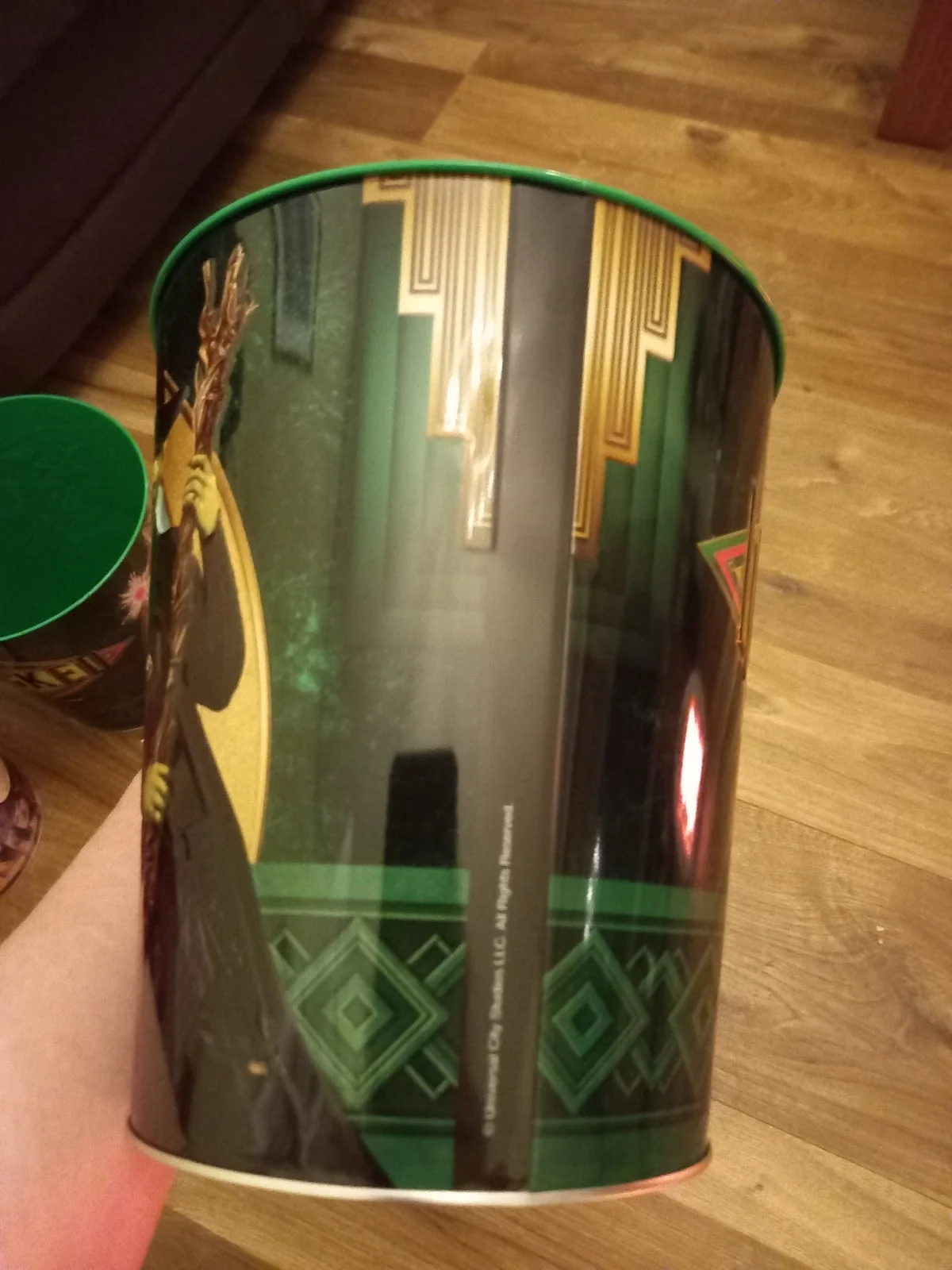 WICKED Movie Glinda / Elphaba Popcorn Bucket / Tin Cinema Merchandise Odeon, изображение 4
