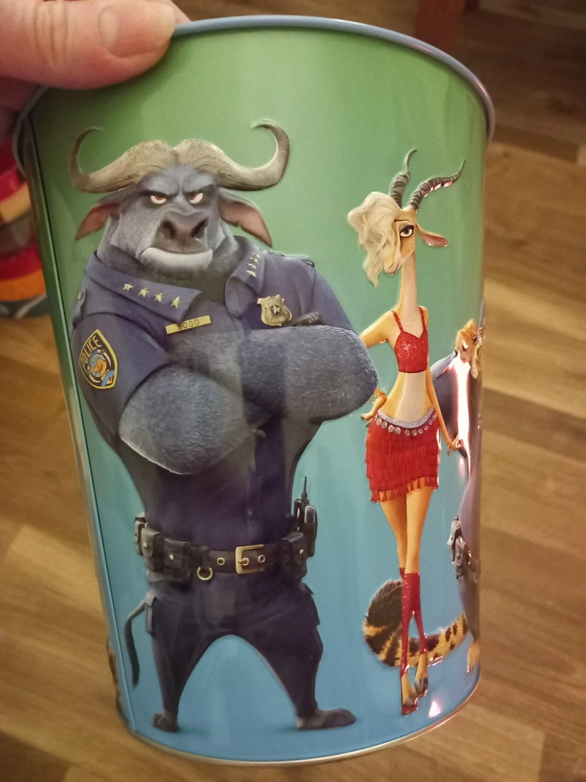 Odeon Cinema Exclusive Zootropolis 2 Popcorn Tin Bucket Brand New, изображение 3