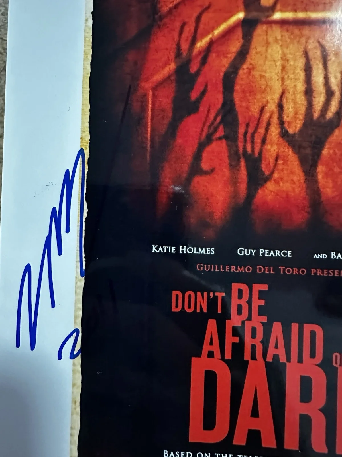 Guillermo Del Toro & Troy Nixey Signed Dont Be Afraid Of The Dark 8x10 photo, изображение 3