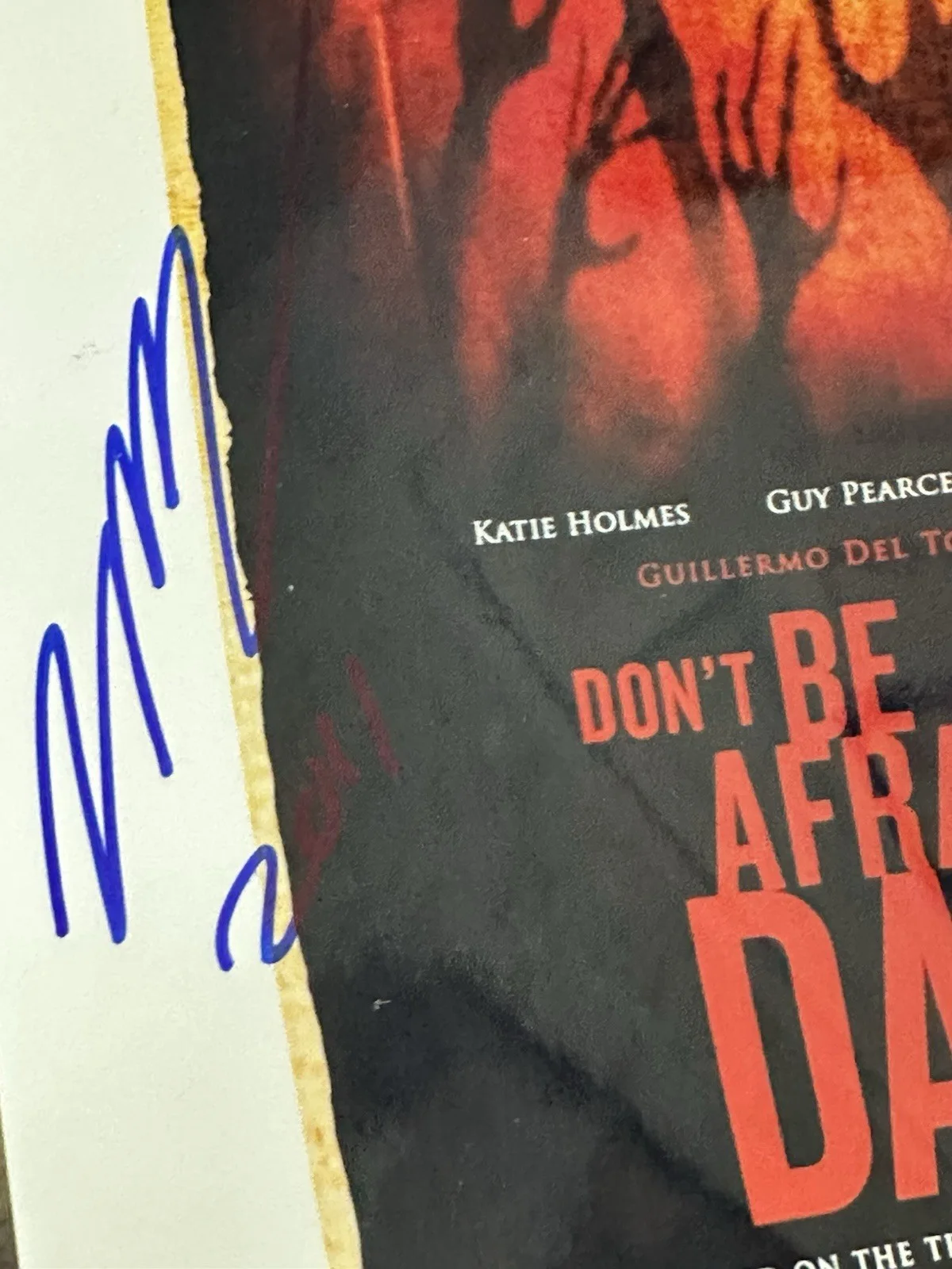 Guillermo Del Toro & Troy Nixey Signed Dont Be Afraid Of The Dark 8x10 photo, изображение 4