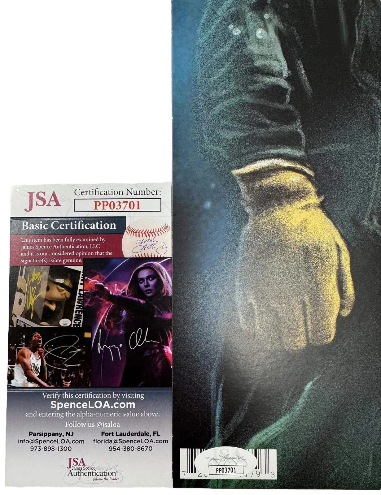 Harry Manfredini, CJ Graham — Harry Manfredini & CJ Graham signed 12" Vinyl Record JSA Authentication, image 3