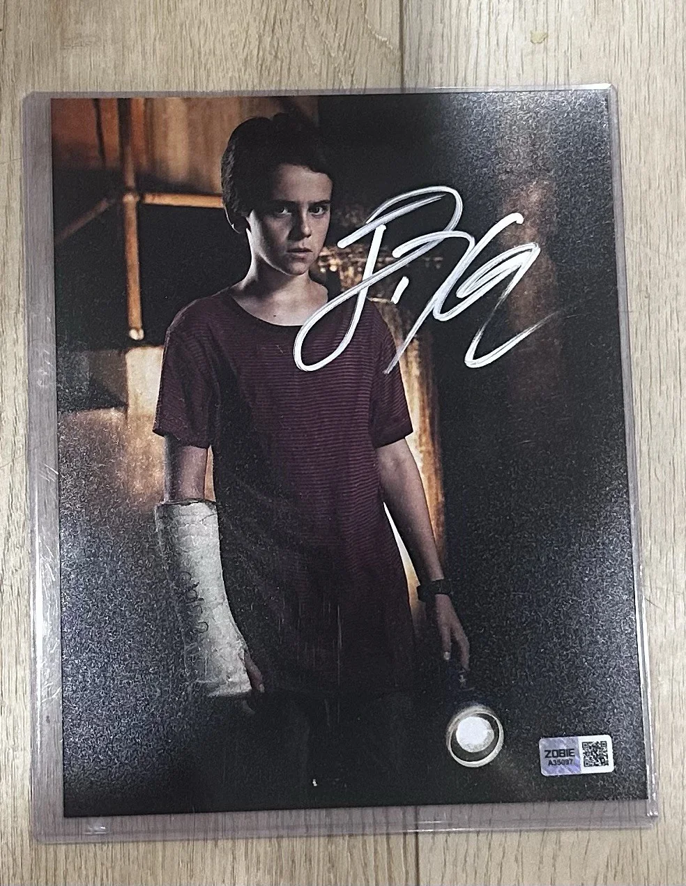 Jack Dylan Grazer IT Autographed Signed 8x10 Photo w/ COA & Zobie Fright Sheet, изображение 2