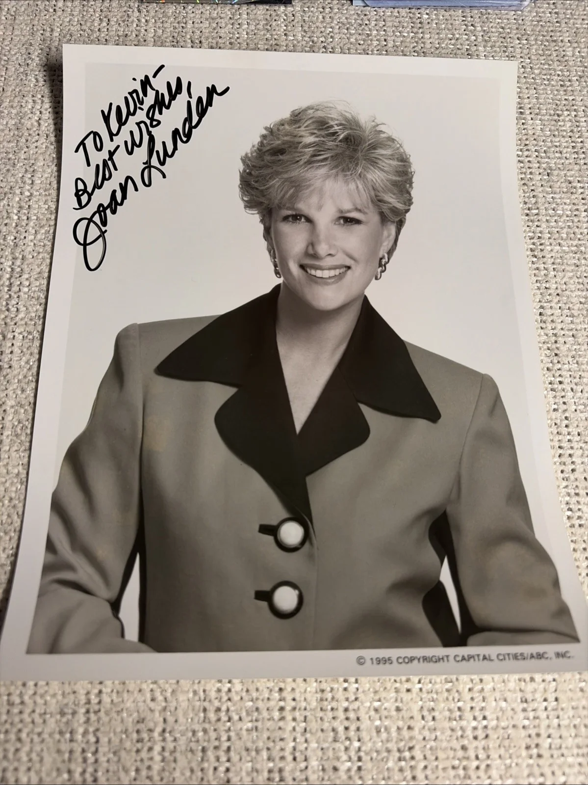 Joan Lunden — Joan Lunden Autograph Picture, image 4