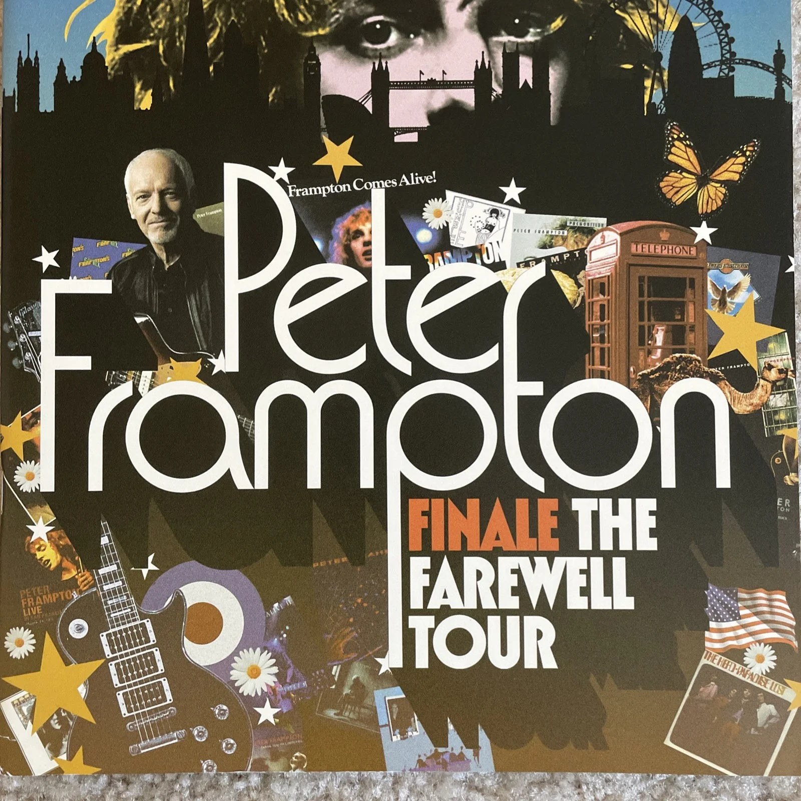 Peter Frampton — PETER FRAMPTON SIGNED AUTOGRAPH FINALE - THE FAREWELL TOUR BOOK PROGRAM, image 3
