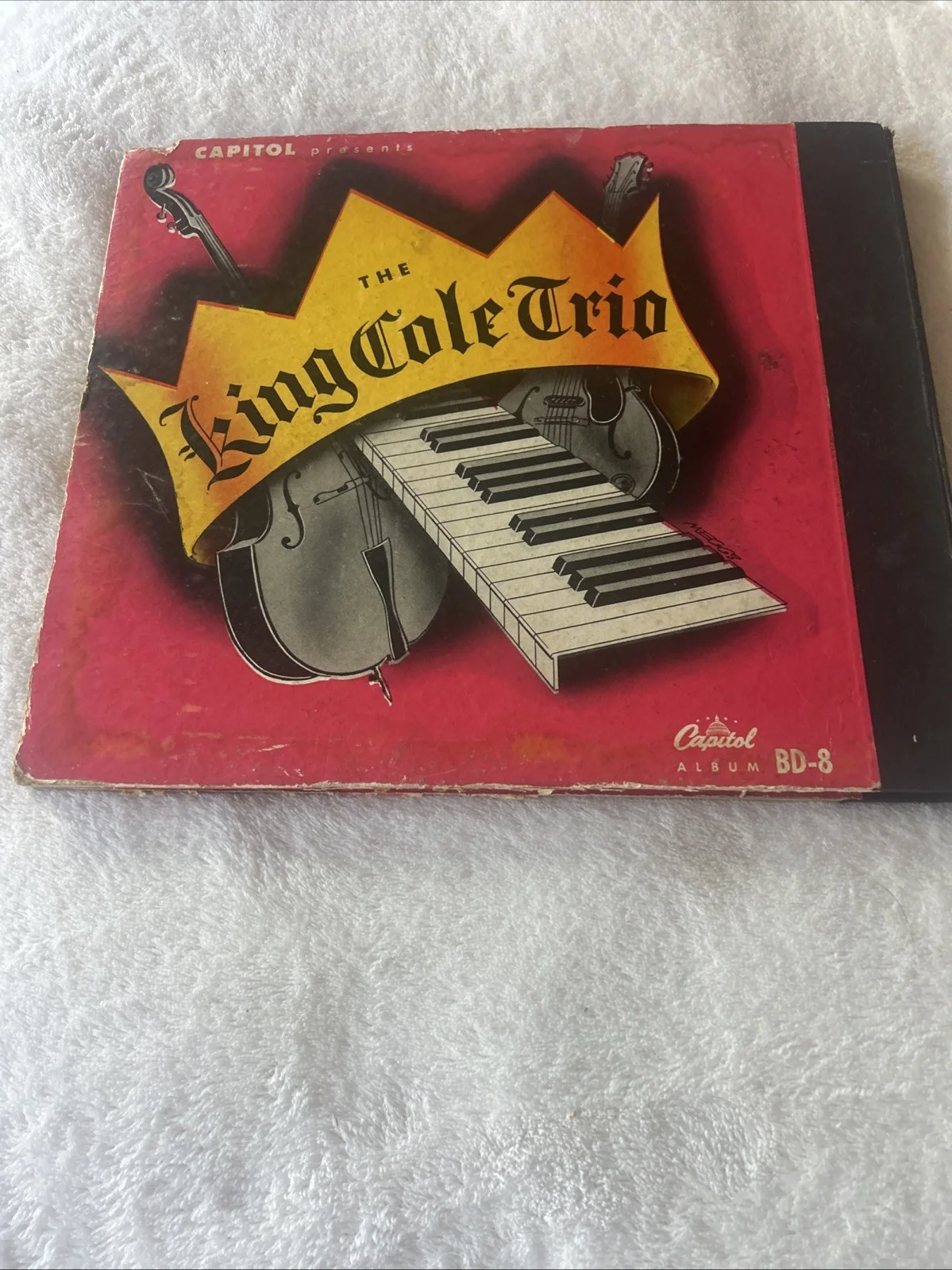 THE NAT KING COLE TRIO AUTOGRAPHED, SIGNED, BY ALL 3 MEMBERS. 4) 78 ALBUM SET., изображение 5
