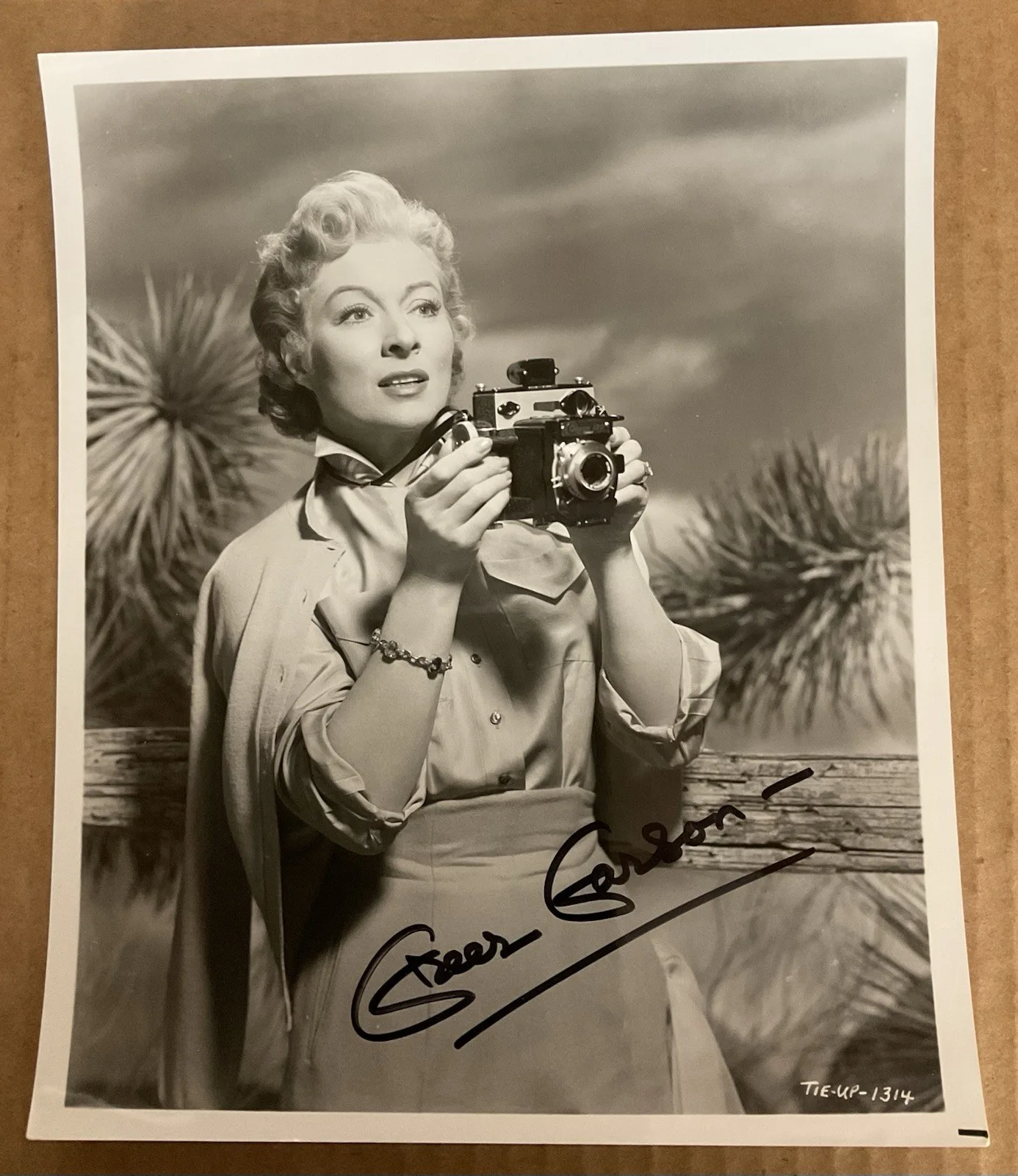 LOT OF 2 GREER GARSON AUTOGRAPHED PHOTOS - 8” x 10”; Black & White; No CoA, image 2