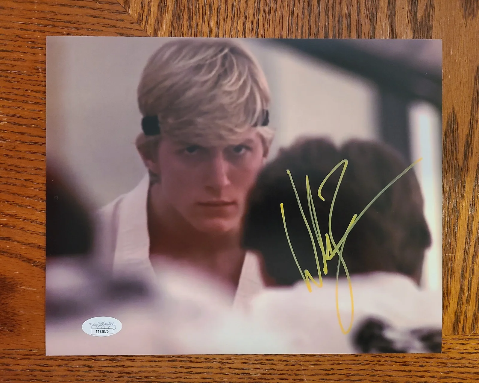 William Zabka — William Zabka Signed Karate Kid (Johnny Lawrence) 8x10 Photo (JSA COA)