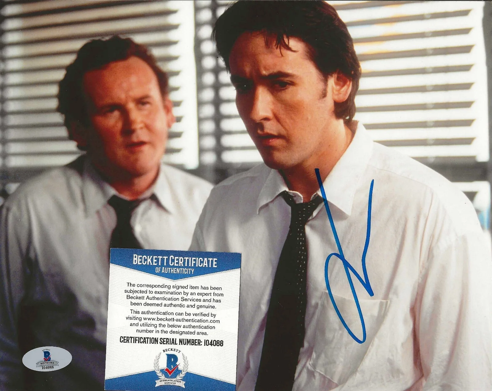 John Cusack Autograph Say Anything Conair Actor Original signed 8X10 BECKETT COA, image 3