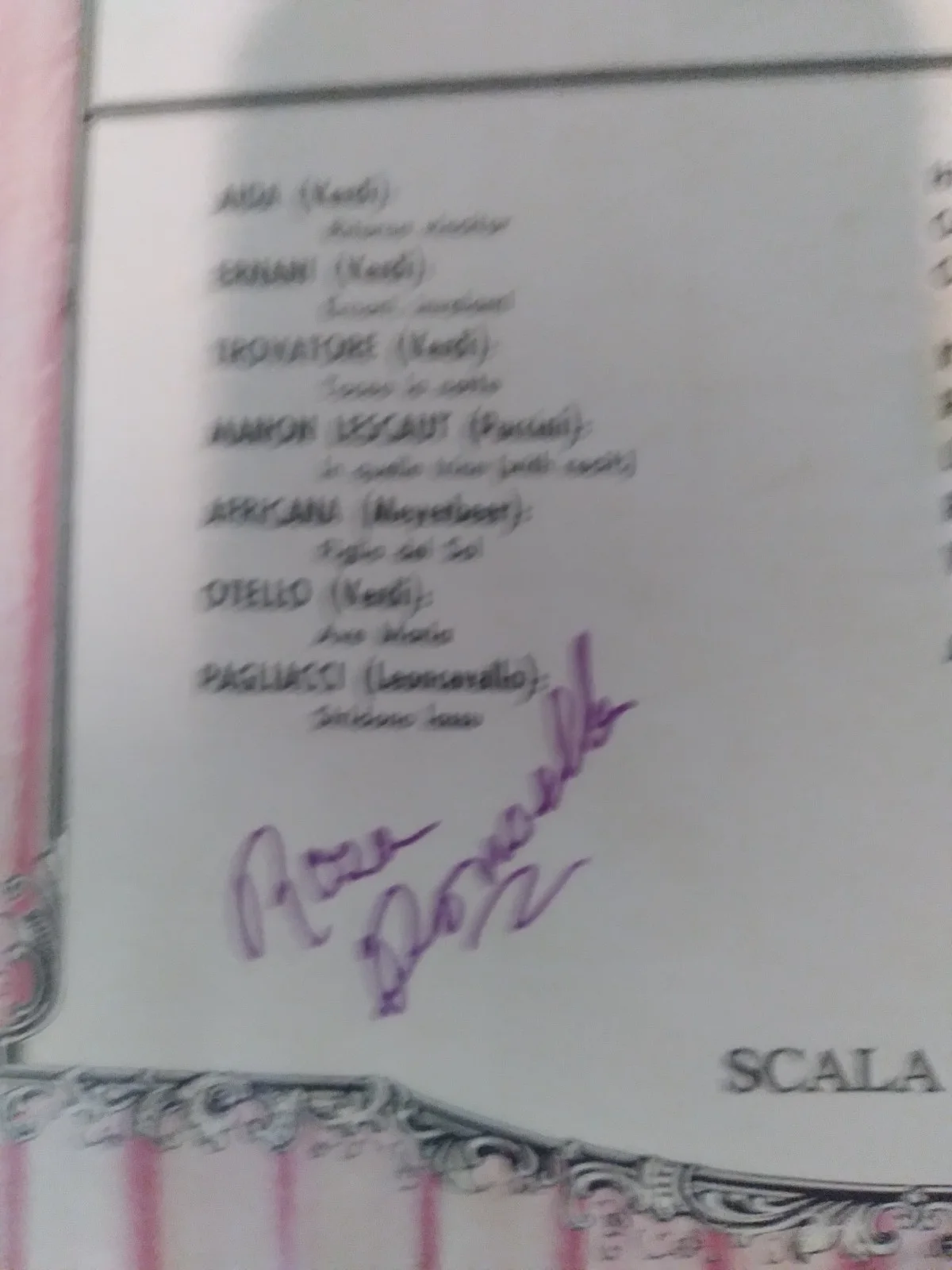 Rosa Ponselle autographed Album Also Signed by her sister Consuela Ponselle rare, изображение 4