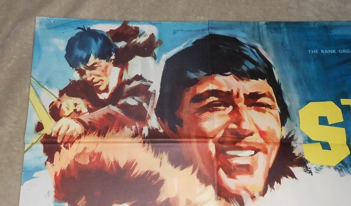 "THE SAVAGE INNOCENTS" ORIGINAL 1960 UK QUAD FILM POSTER. 40 x 30 ins., изображение 2