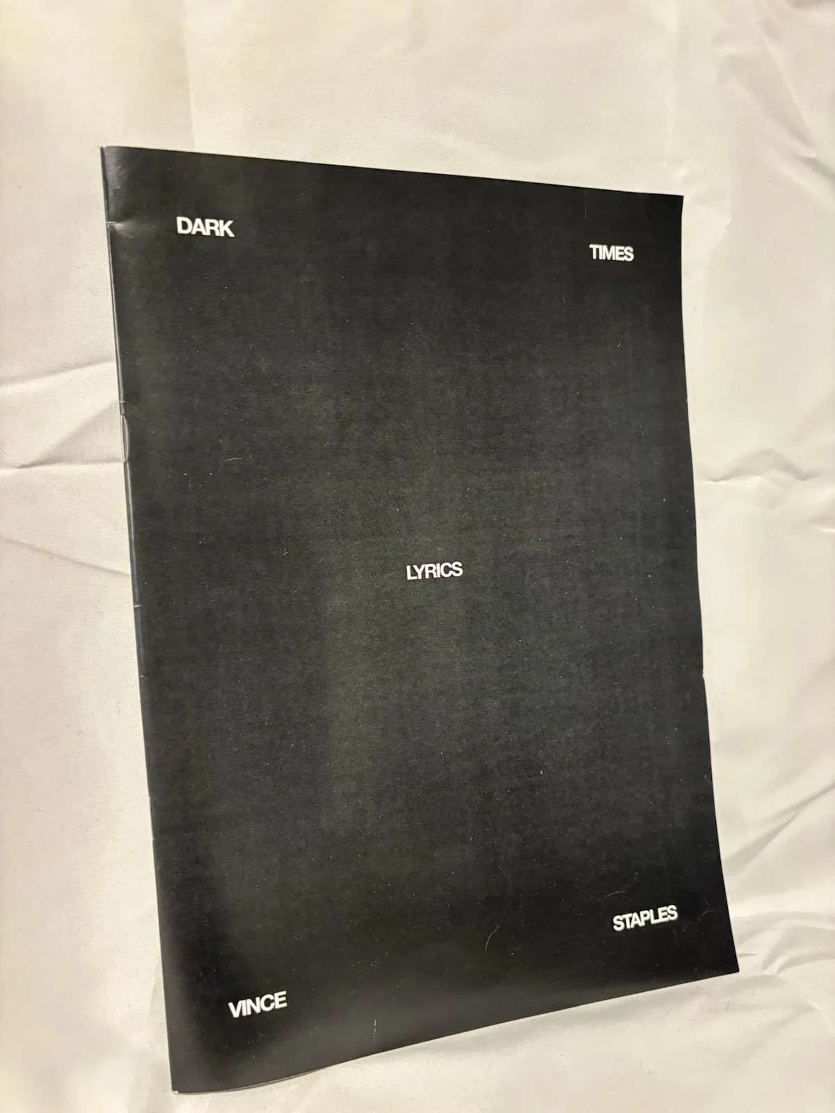 Vince Staples - Dark Times Signed CD + Zine Limited Edition, image 4