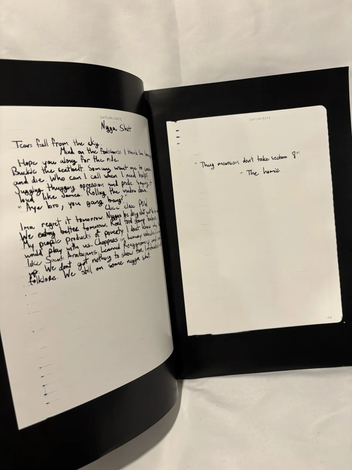 Vince Staples - Dark Times Signed CD + Zine Limited Edition, image 5