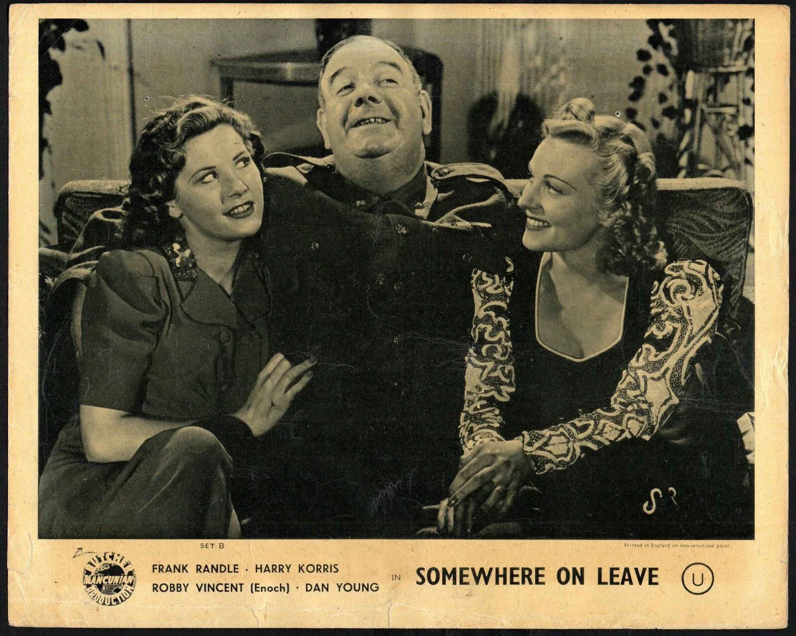 SOMEWHERE ON LEAVE 1943 Frank Randle, Dan Young Robby Vincent 6 10x8 LOBBY CARDS, image 3