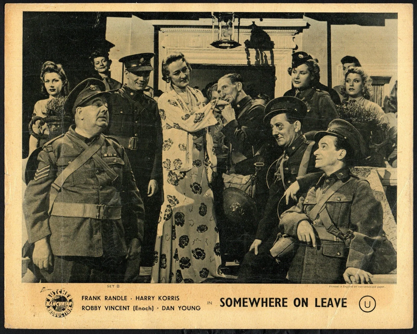 SOMEWHERE ON LEAVE 1943 Frank Randle, Dan Young Robby Vincent 6 10x8 LOBBY CARDS, image 5