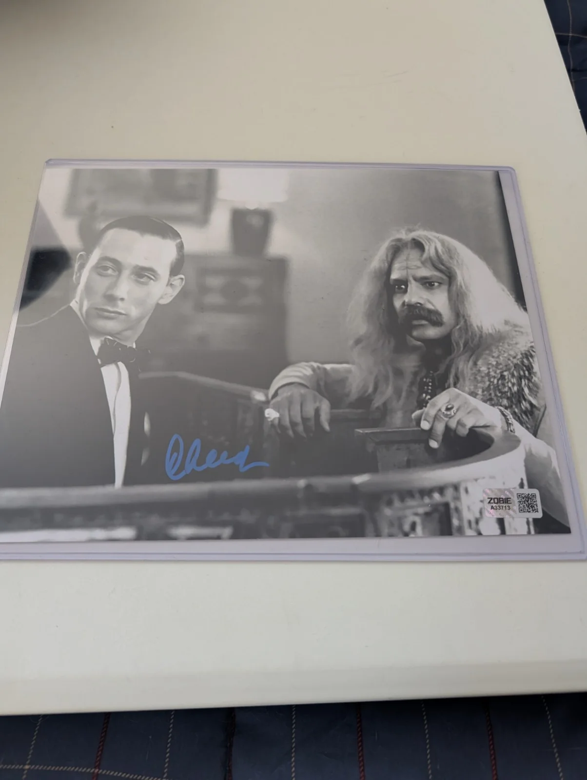 CHEECH — ZOBIE POP CULTURE CHEECH MARIN HAND SIGNED PRINT ZOBIE CERT 8 X 10