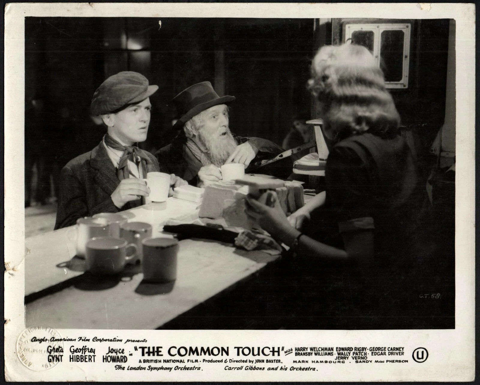 COMMON TOUCH 1941 Greta Gynt, Geoffrey Hibbert 3 10x8 LOBBY CARDS, image 2