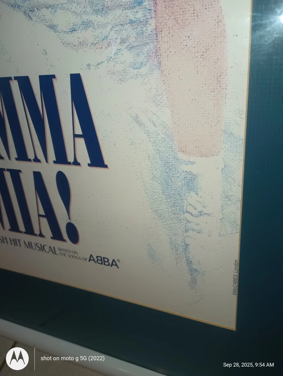 Framed Mamma Mia!! Poster 2006 McCabes London, изображение 3