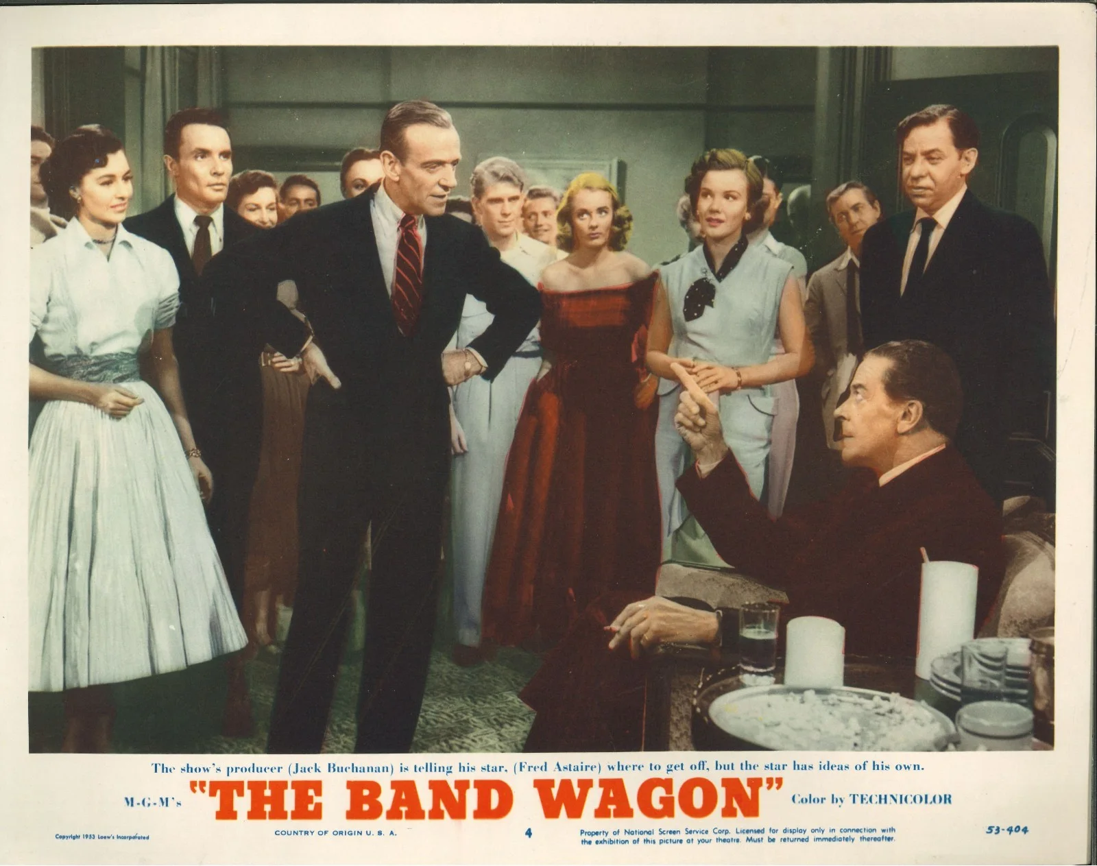 Band Wagon 2x ORIGINAL US Lobby Cards Fred Astaire Cyd Charisse 1953, изображение 3
