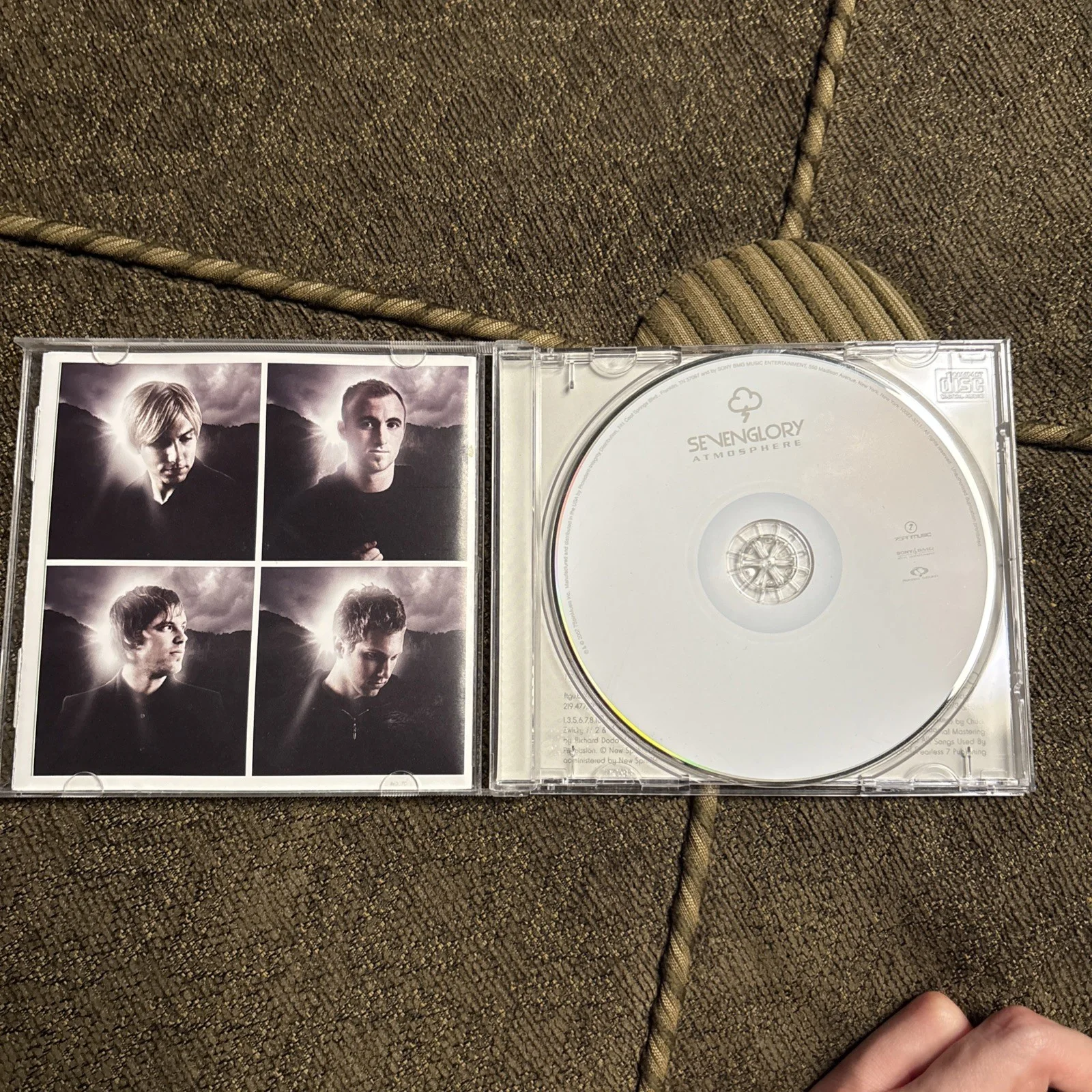 Signed Autographed By Full Band Sevenglory- Atmosphere Cd, image 3