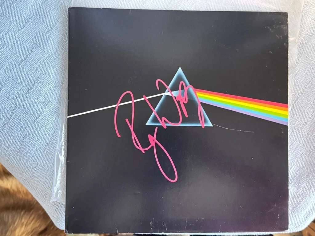 Roger Waters — Roger Waters Pink Paint Marker Signed Autograph Dark Side of the Moon Album COA, изображение 4