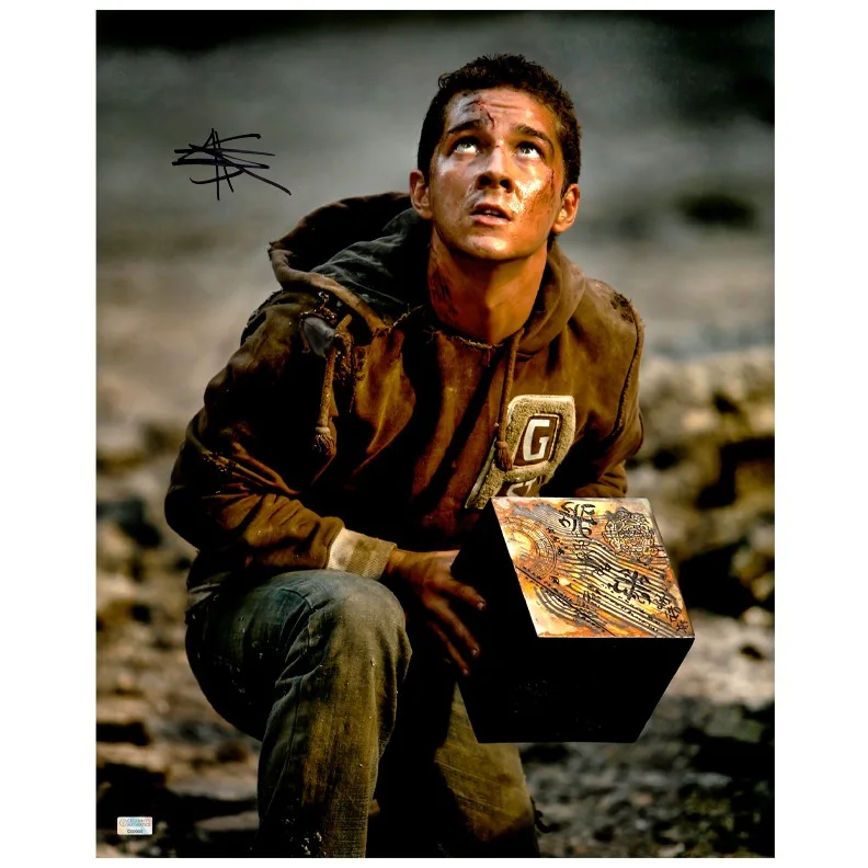 Shia LaBeouf — Shia LaBeouf Autographed 2007 Transformers Sam Witwicky AllSpark 16x20 Photo