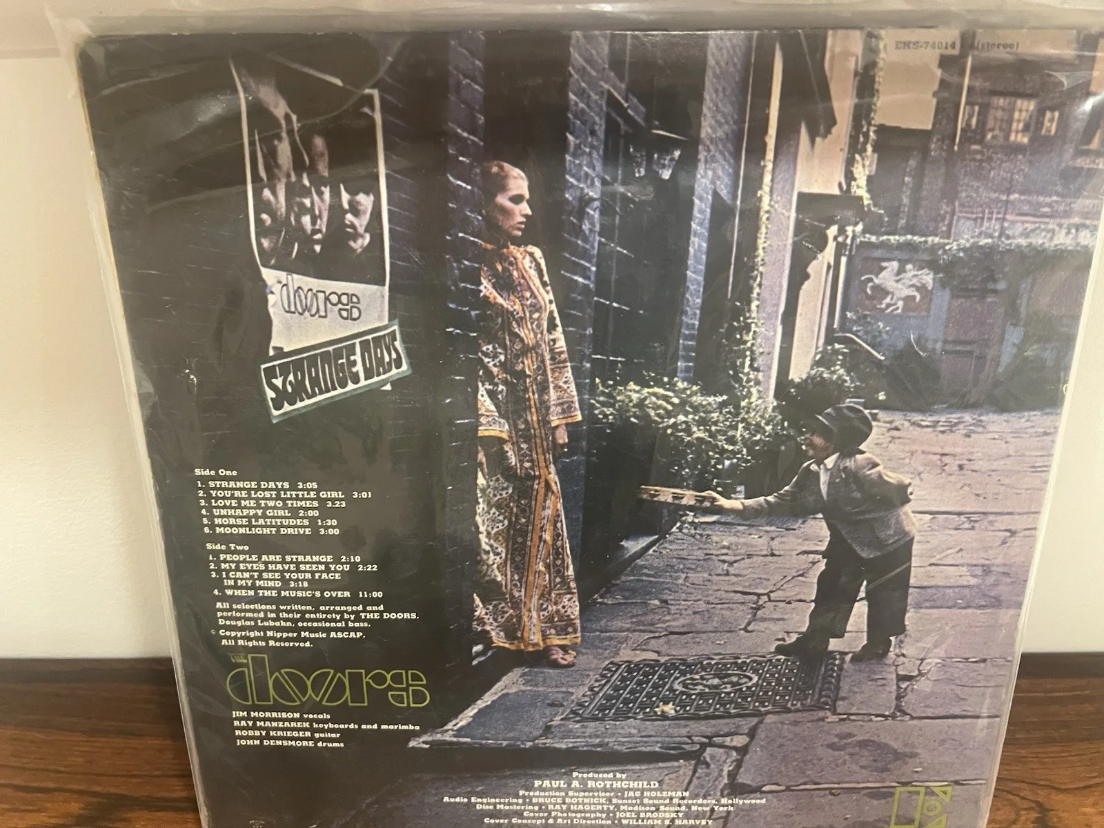The Doors Strange Days Album Signed 4 Morrison Manzarek Krieger Densmore, изображение 2