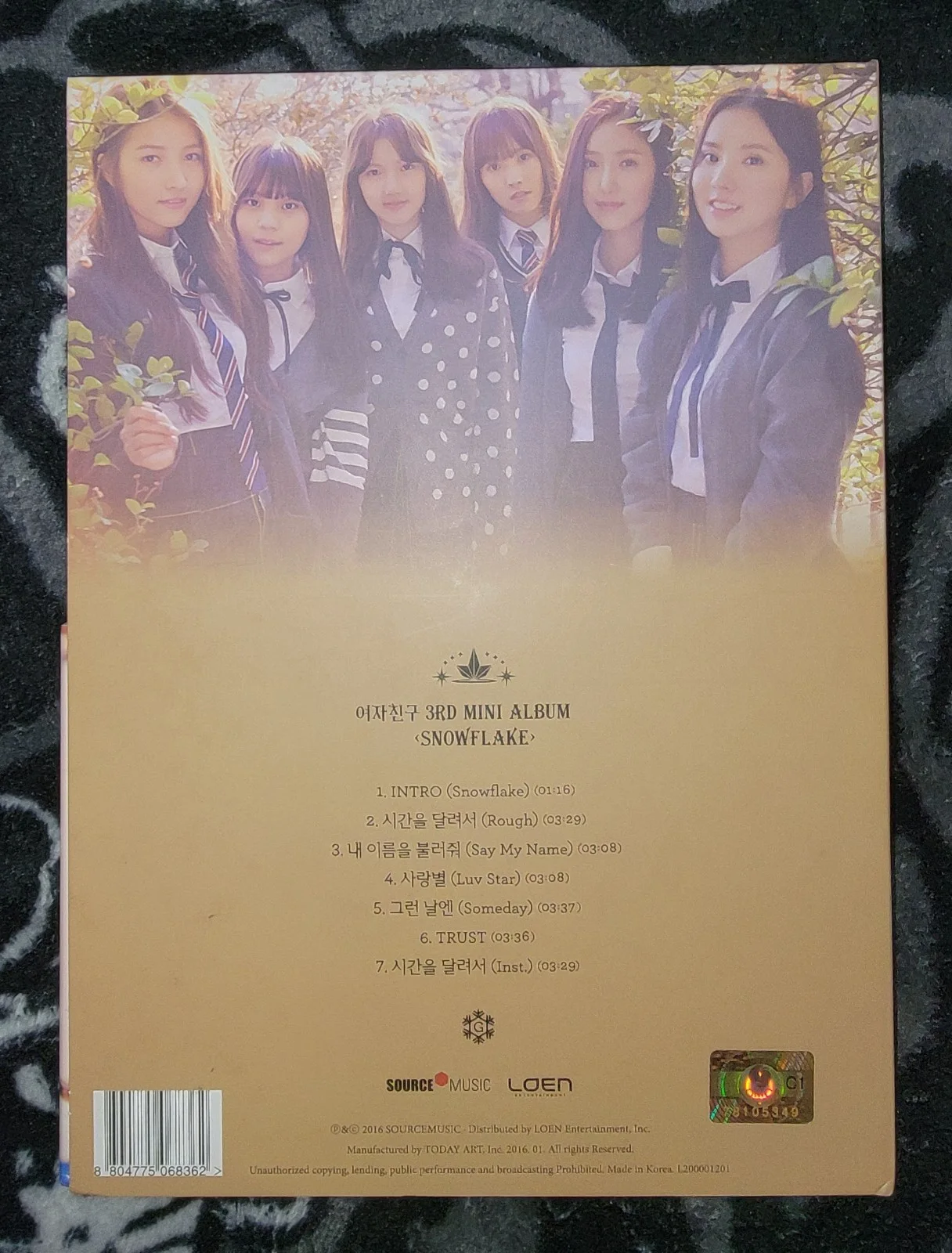 GFRIEND | Snowflake - The 3rd Mini Album CD SIGNED/AUTOGRAPHED, image 2