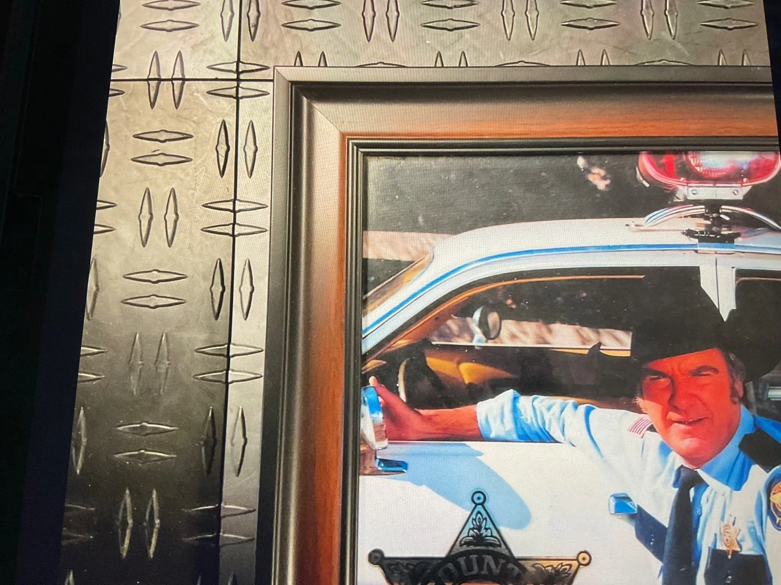 Na — DUKES OF HAZZARD FRAMED JAMES BEST ROSCO PICTURE, изображение 2