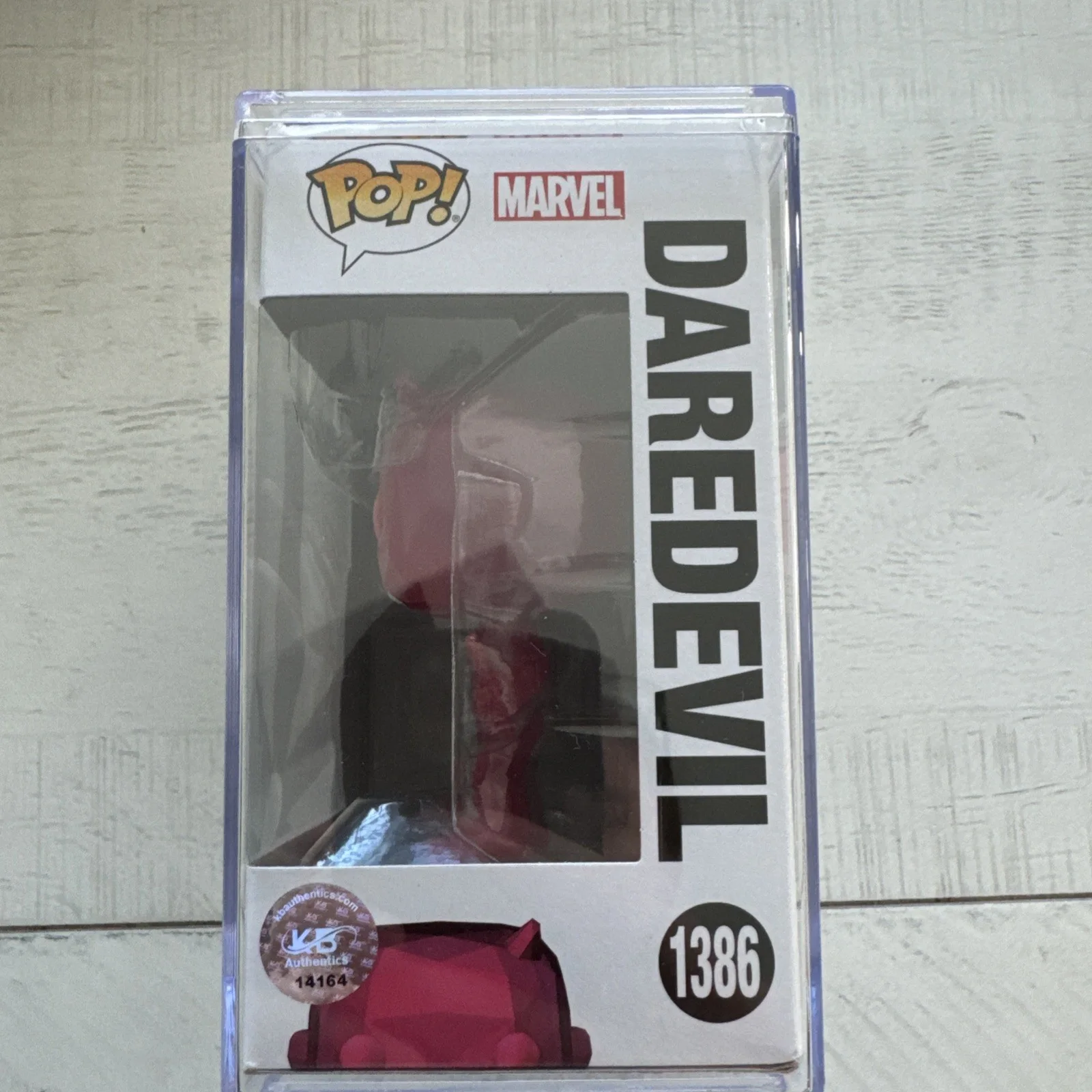 Ben Affleck — Ben Affleck Signed/Autographed Daredevil Funko Pop! KB Authentic COA, image 3