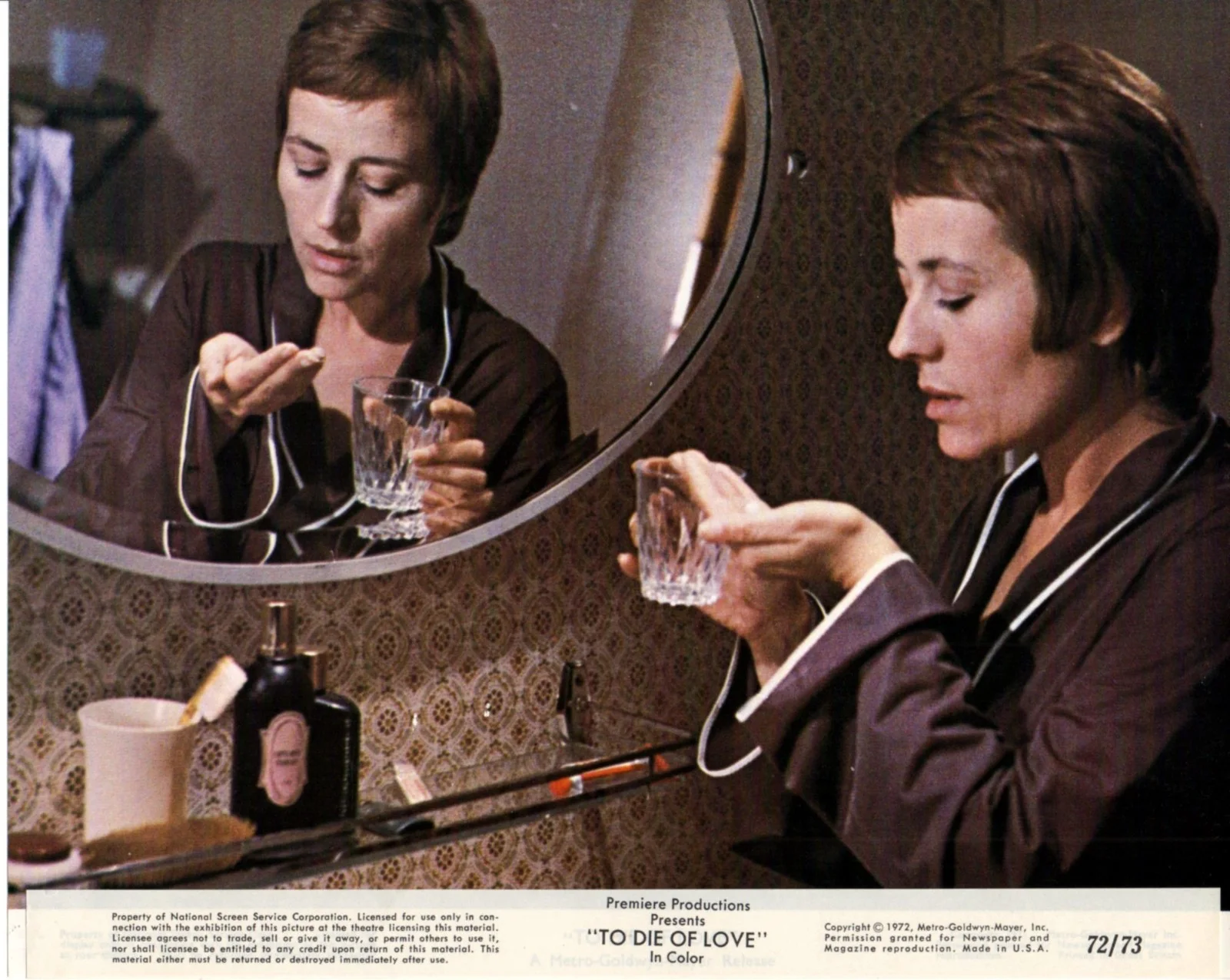 TO DIE OF LOVE 1972 Annie Girardot, André Cayatte UK 10x8 LOBBY SET, изображение 5