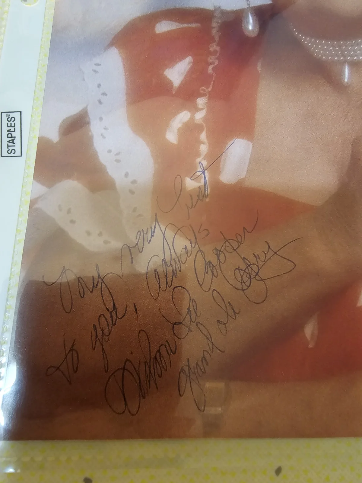 Vintage Wilma Lee Cooper Autographed Photograph Cut From Magazine, image 2