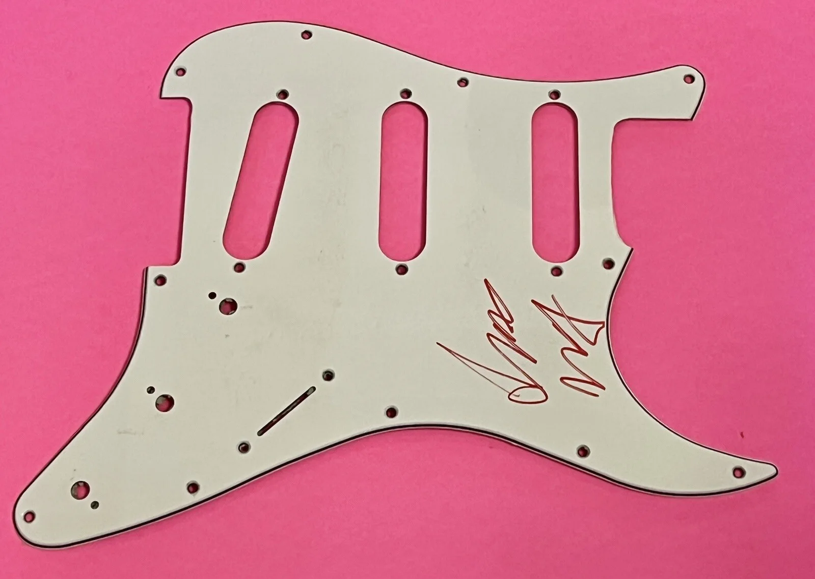 ALDO NOVA AUTOGRAPHED SIGNED GUITAR PICKGUARD #a *EXACT PROOF*, image 2