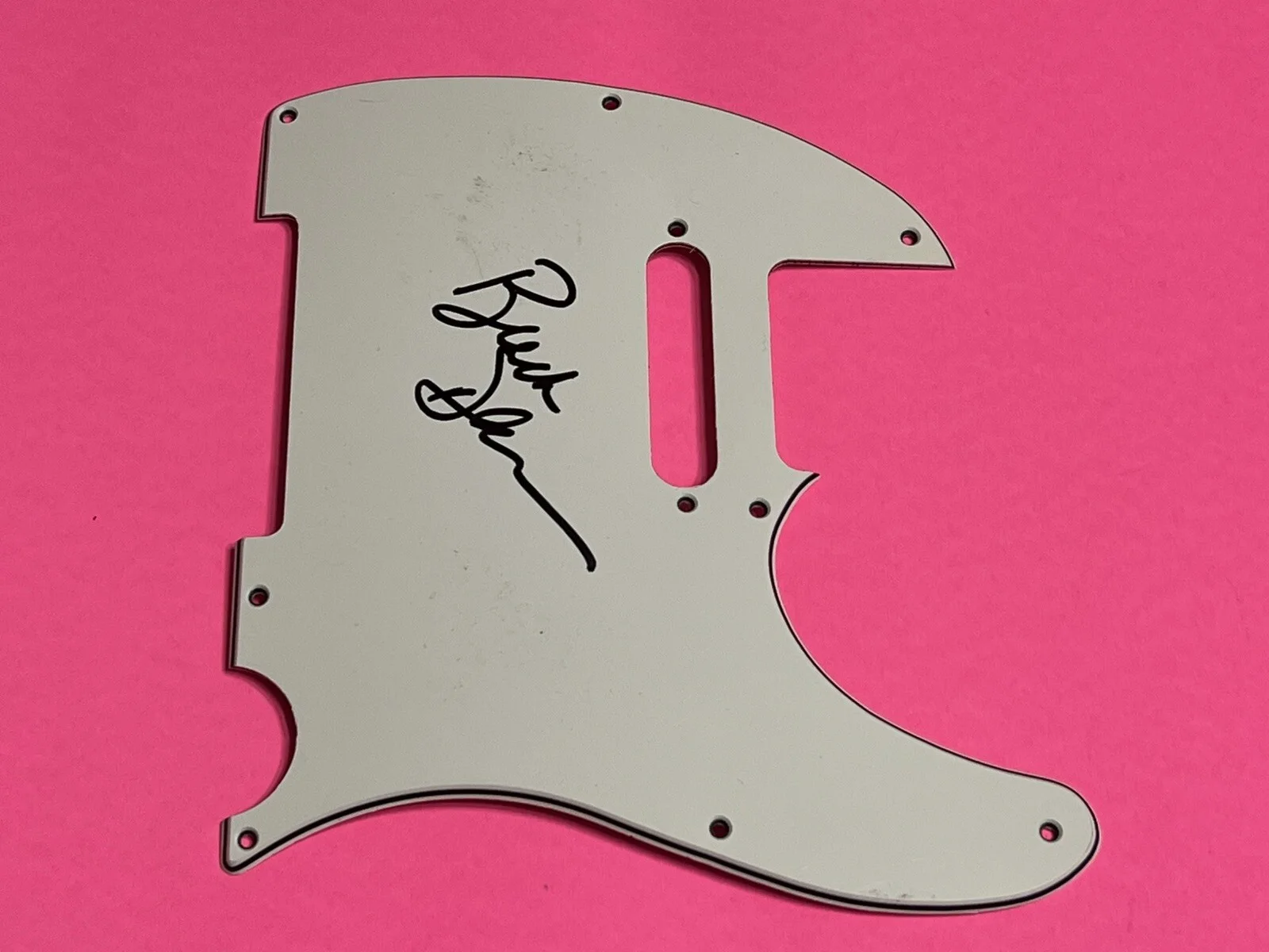 BUCK DHARMA BLUE OYSTER CULT SIGNED ELECTRIC GUITAR PICKGUARD *EXACT PROOF*, изображение 2