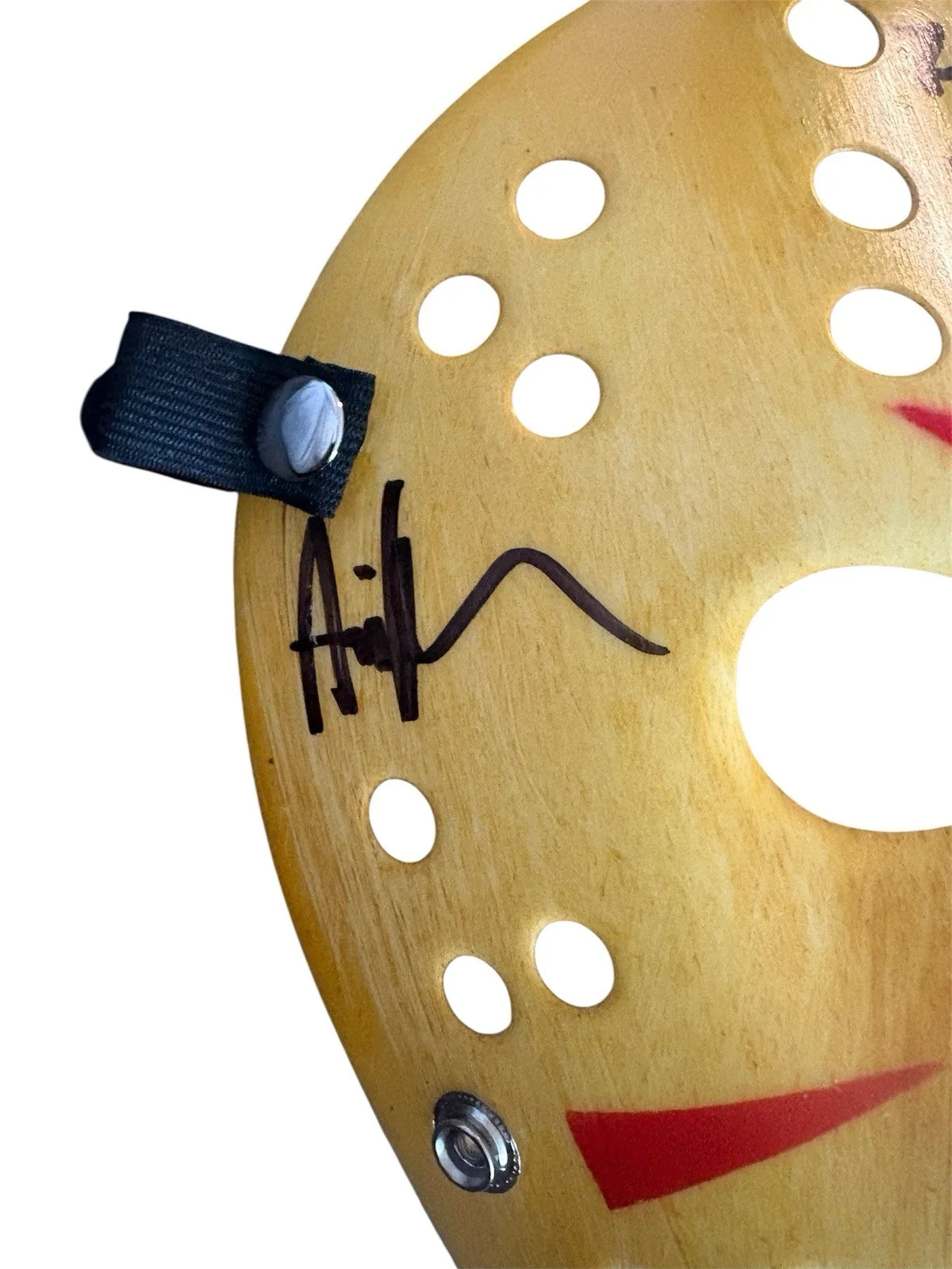 Ari Lehman — Ari Lehman autographed signed mask Jason Voorhees Friday the 13th Beckett COA, image 3