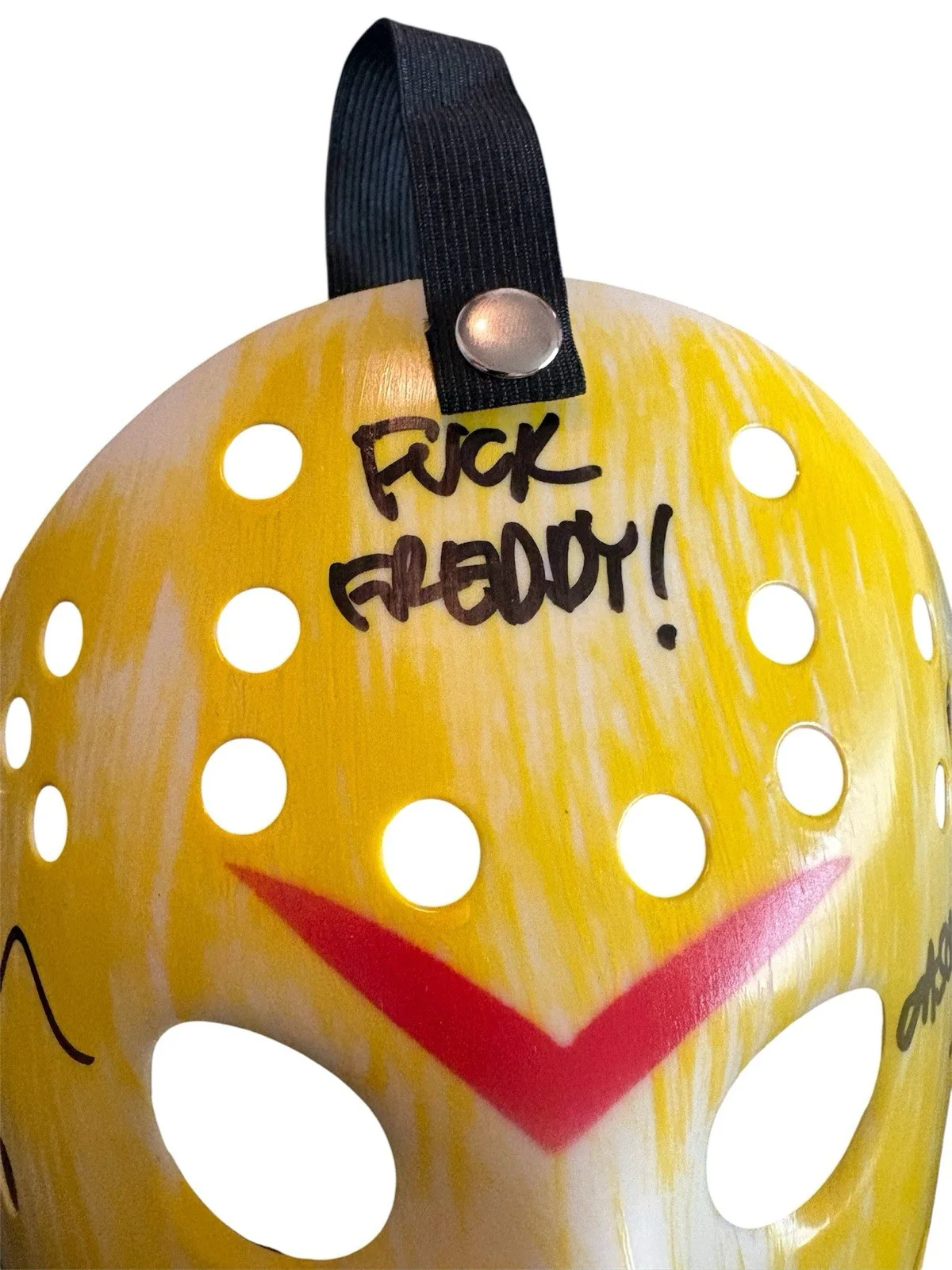 Ari Lehman — Ari Lehman autographed Signed Mask Jason Voorhees Friday the 13th Beckett COA, image 2